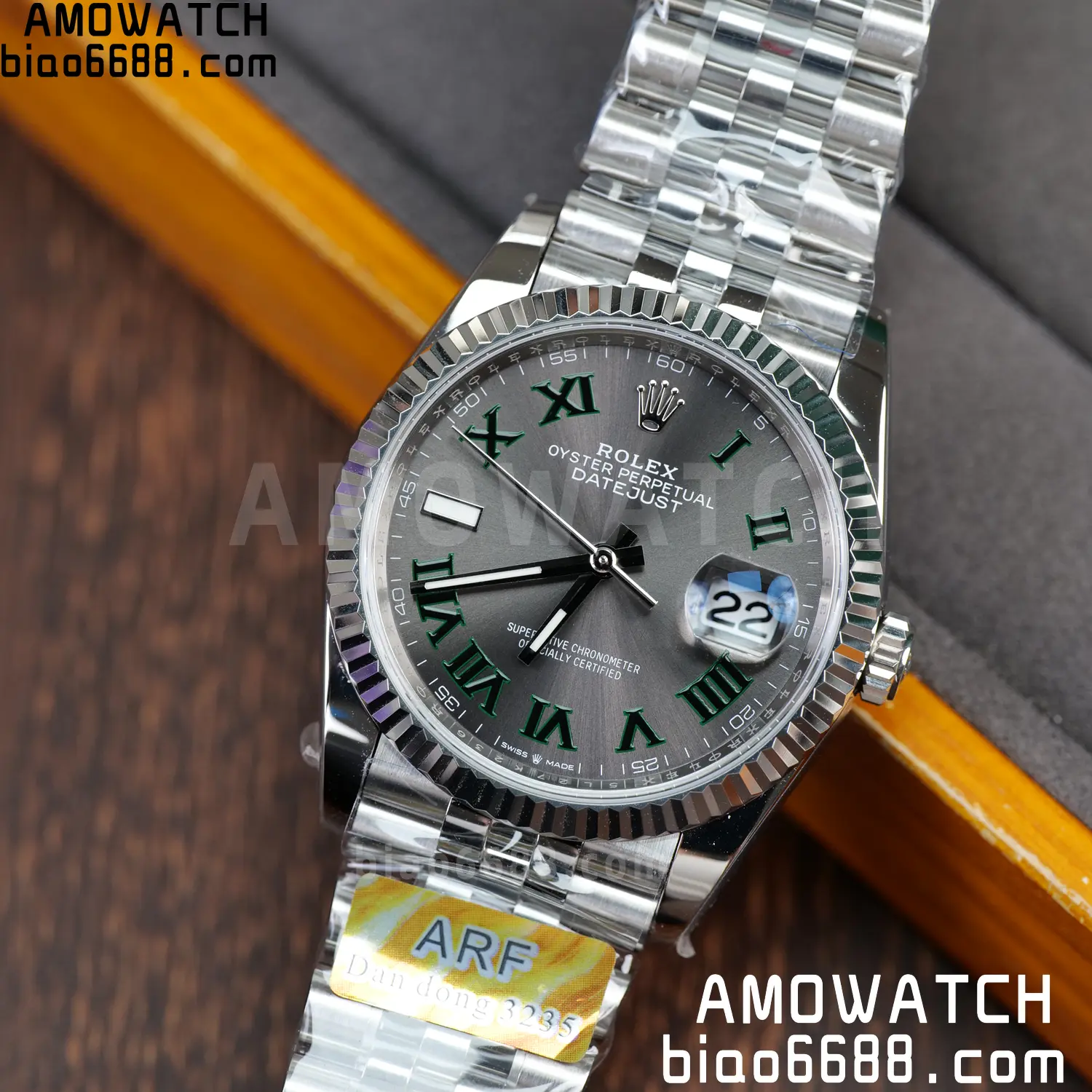 Rolex DateJust m126234 36mm ARF 1:1 Best Edition Roman Gray Dial on Jubilee Bracelet DD3235 92 195d66bd6af1711 AMO Watch