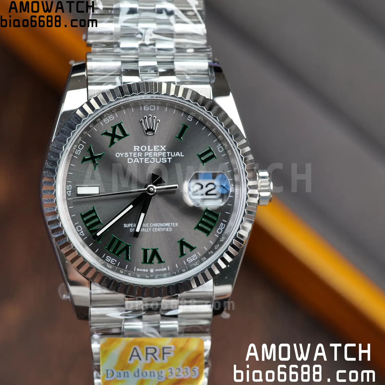 Rolex DateJust m126234 36mm ARF 1:1 Best Edition Roman Gray Dial on Jubilee Bracelet DD3235 70 1f6fc23e9133c2d AMO Watch