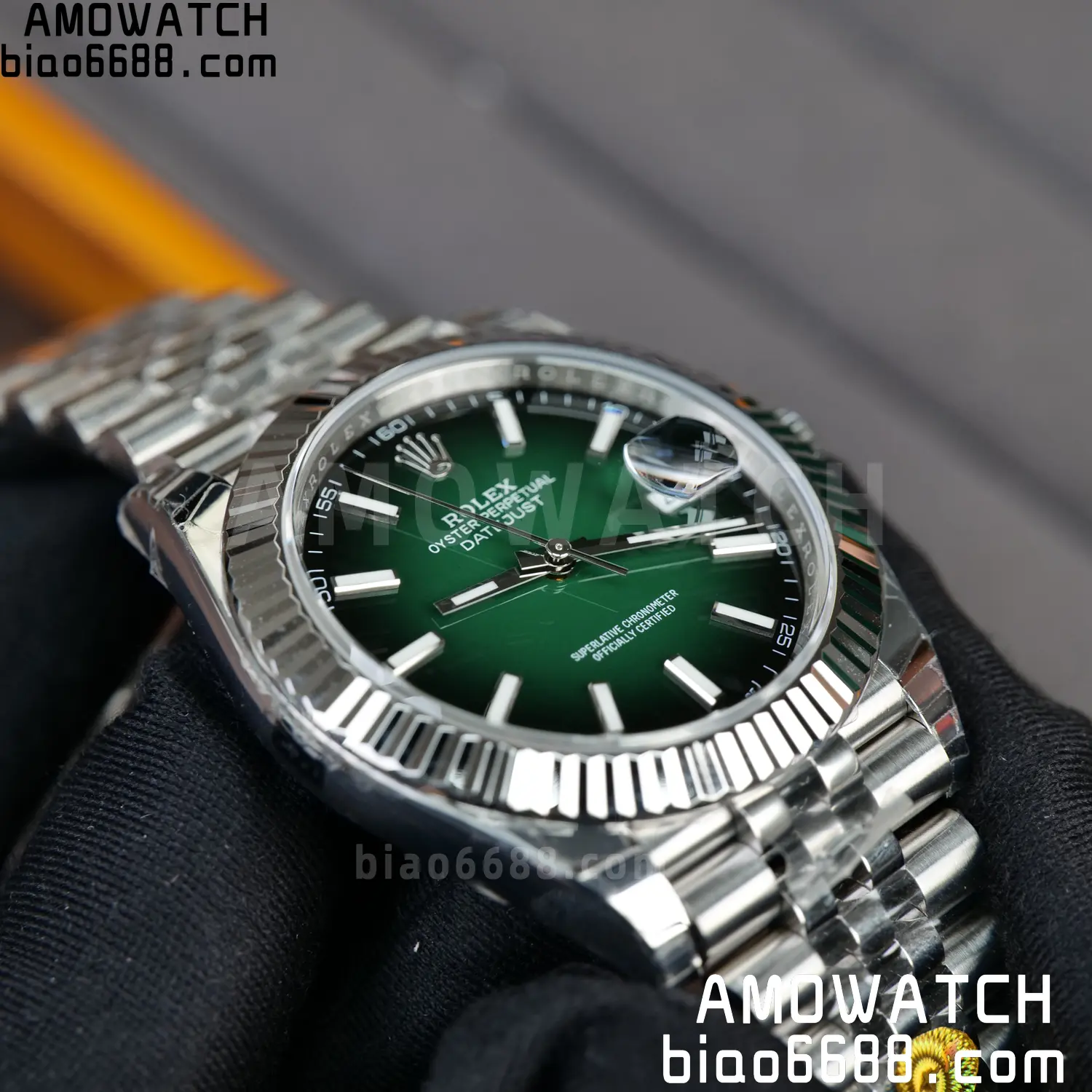 ROLEX DateJust 41mm SS 126334 VSF 1:1 Best Edition 904L Steel Gradient Green Dial on Jubilee Bracelet V2s (Free Sprung) 98 1f8807da2fe40a3 阿默表行AmoWatch