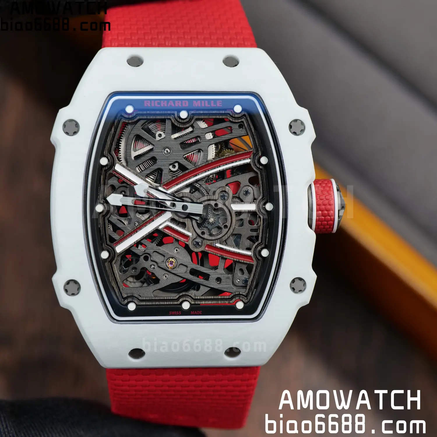 RICHARD MILLE RM67-02 White NTPT RICH Factory 1:1 Leclerc Skeleton Dial CRMA7 Super Clone 89 21f6fbfe554782d AMO Watch