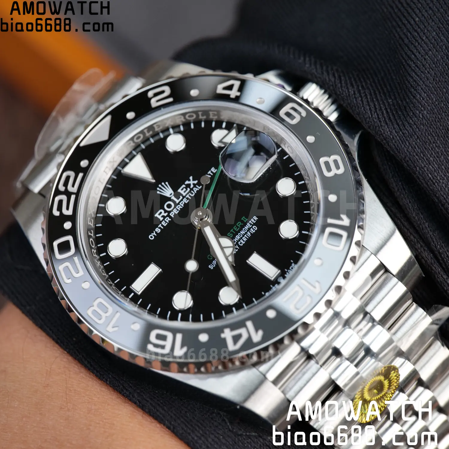 Rolex GMT-Master II 126710 GRNR 904L Steel VSF 1:1 Best Edition on Jubilee Bracelet DD3285 CHS V3s 94 2322f054a8ecc63 AMO Watch