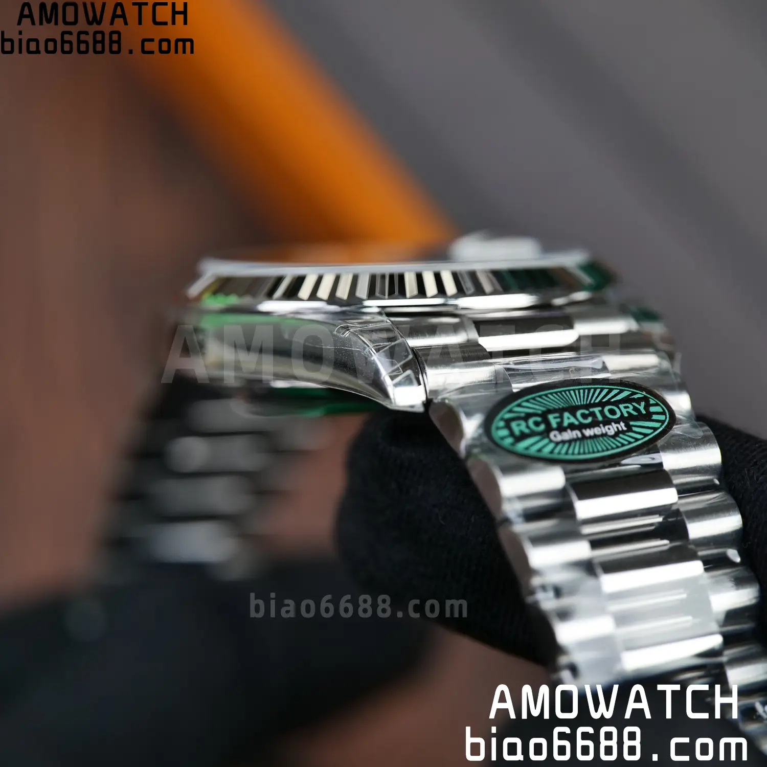 Rolex Day Date 40 SS 228236 RCF 1:1 Best Edition Green Roman Dial on President Bracelet VR3255 (211g) 48 23804ed40712614 AMO Watch