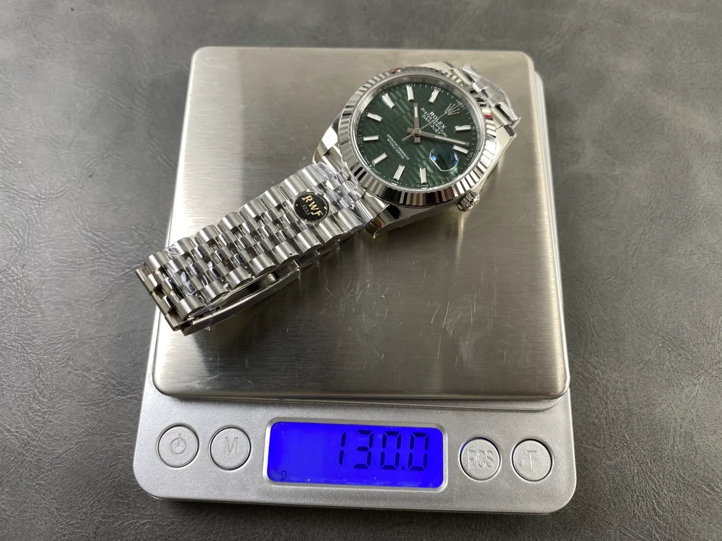 Rolex DateJust 41 126334 RWF 1:1 Best Edition Green Textured Stick Dial on Jubilee Bracelet JH3235 (Free Sprung) 33 248602d2f39246b 阿默表行AmoWatch