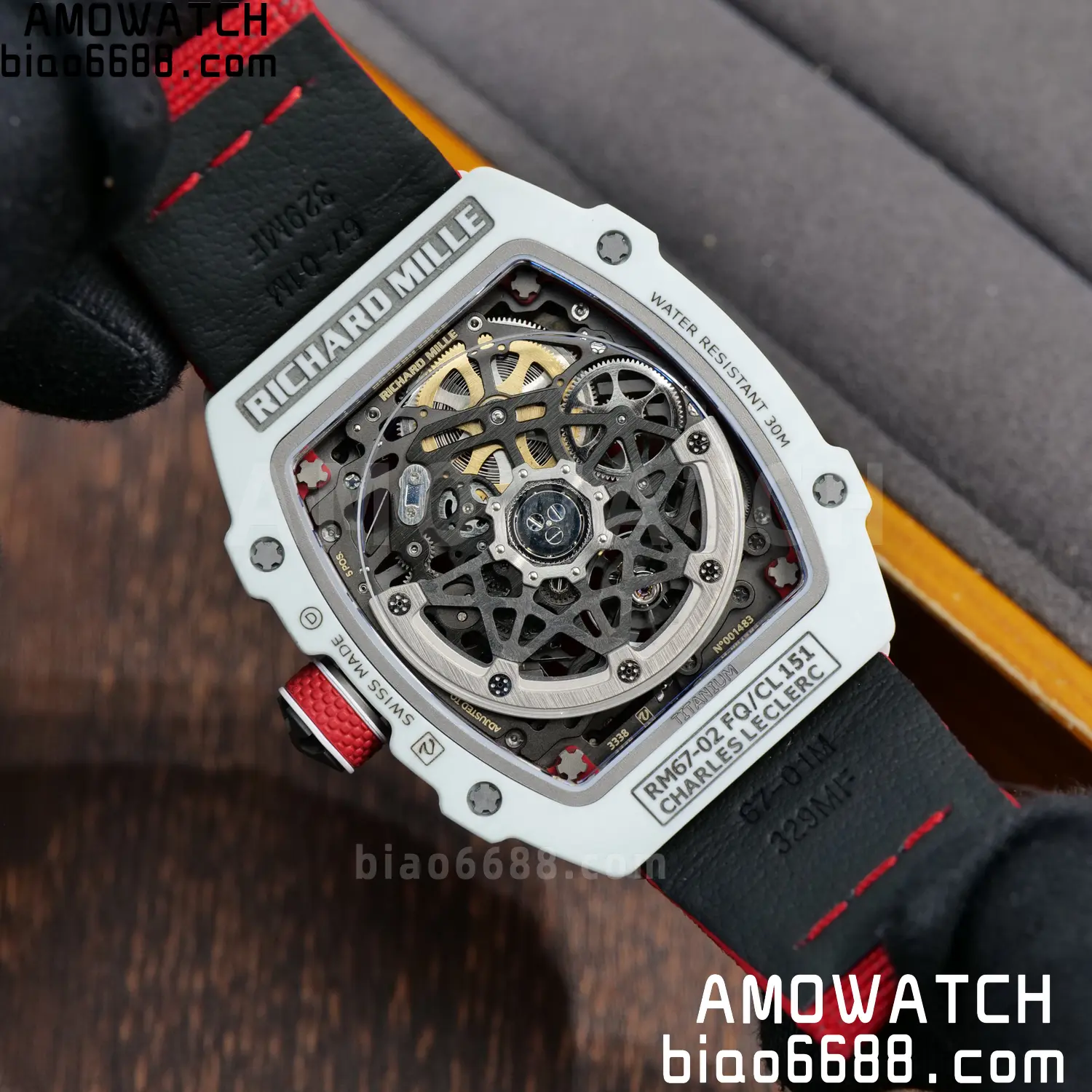 RICHARD MILLE RM67-02 White NTPT RICH Factory 1:1 Leclerc Skeleton Dial CRMA7 Super Clone 109 24bd0758b7f0ea2 AMO Watch