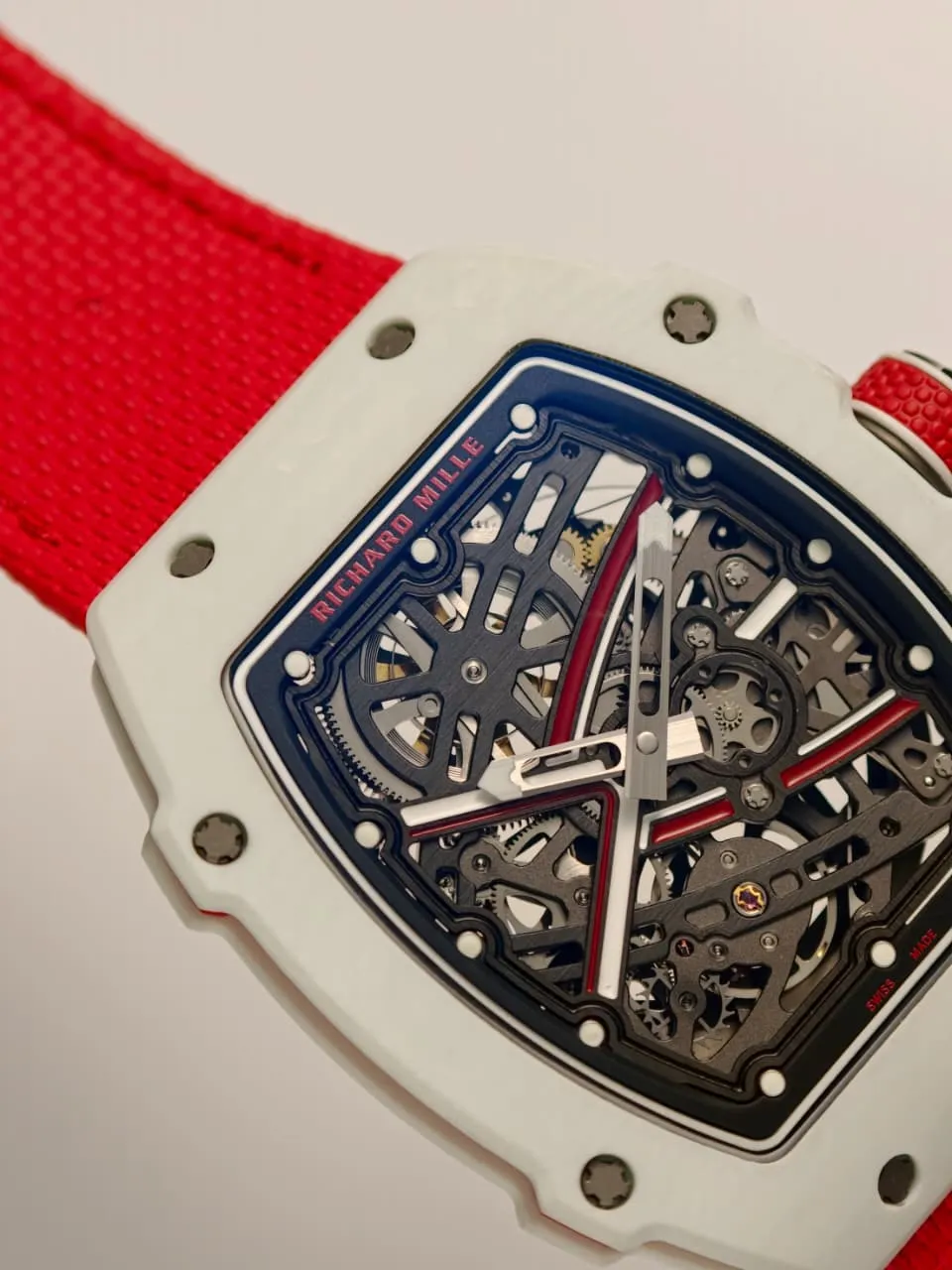 RICHARD MILLE RM67-02 White NTPT RICH Factory 1:1 Leclerc Skeleton Dial CRMA7 Super Clone 21 26abeeffa0059e2 AMO Watch