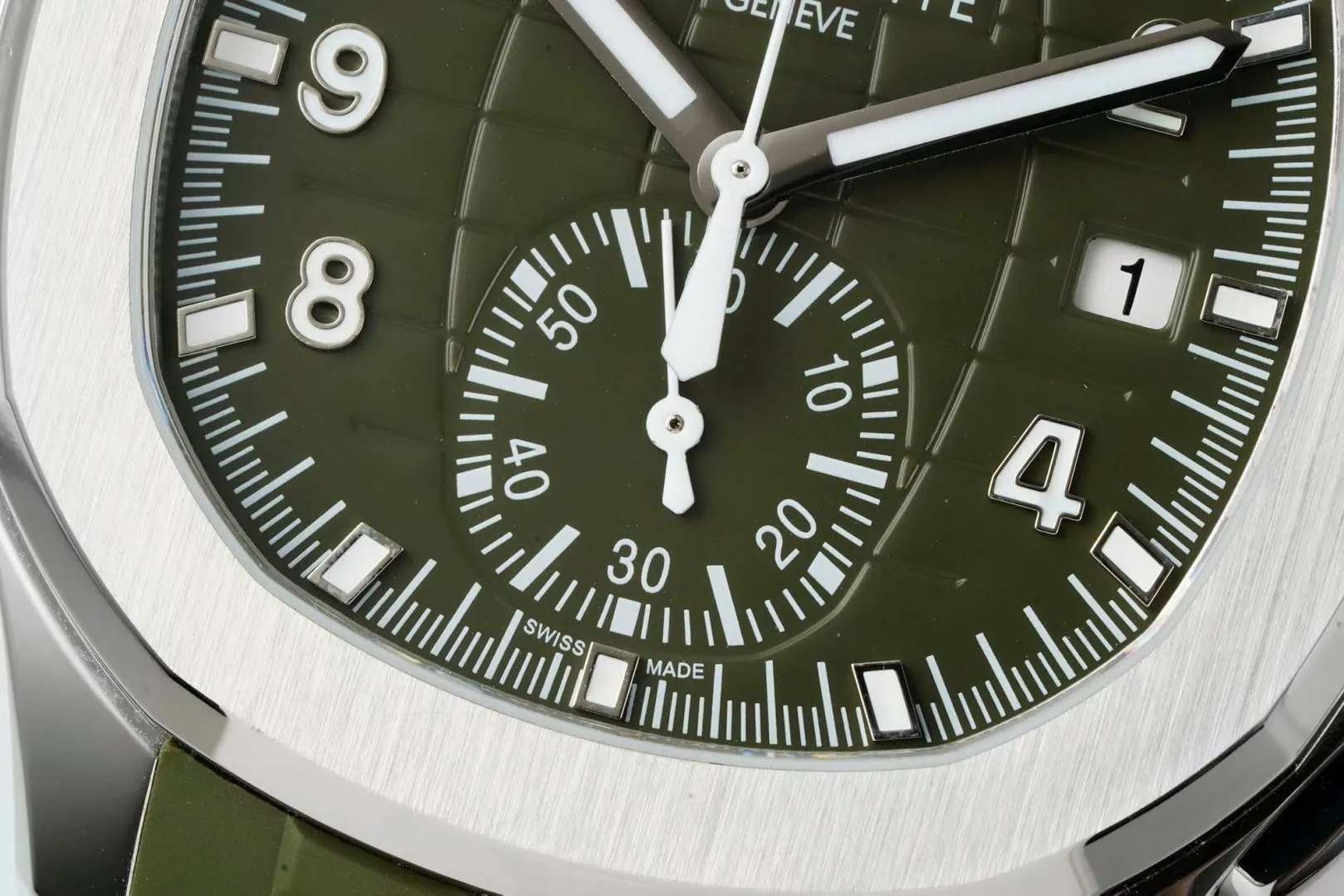 PP Aquanaut 5968 SS DDF 1:1 Best Edition Green Dial on Green Rubber Strap A520 23 26c531b96136881 阿默表行AmoWatch