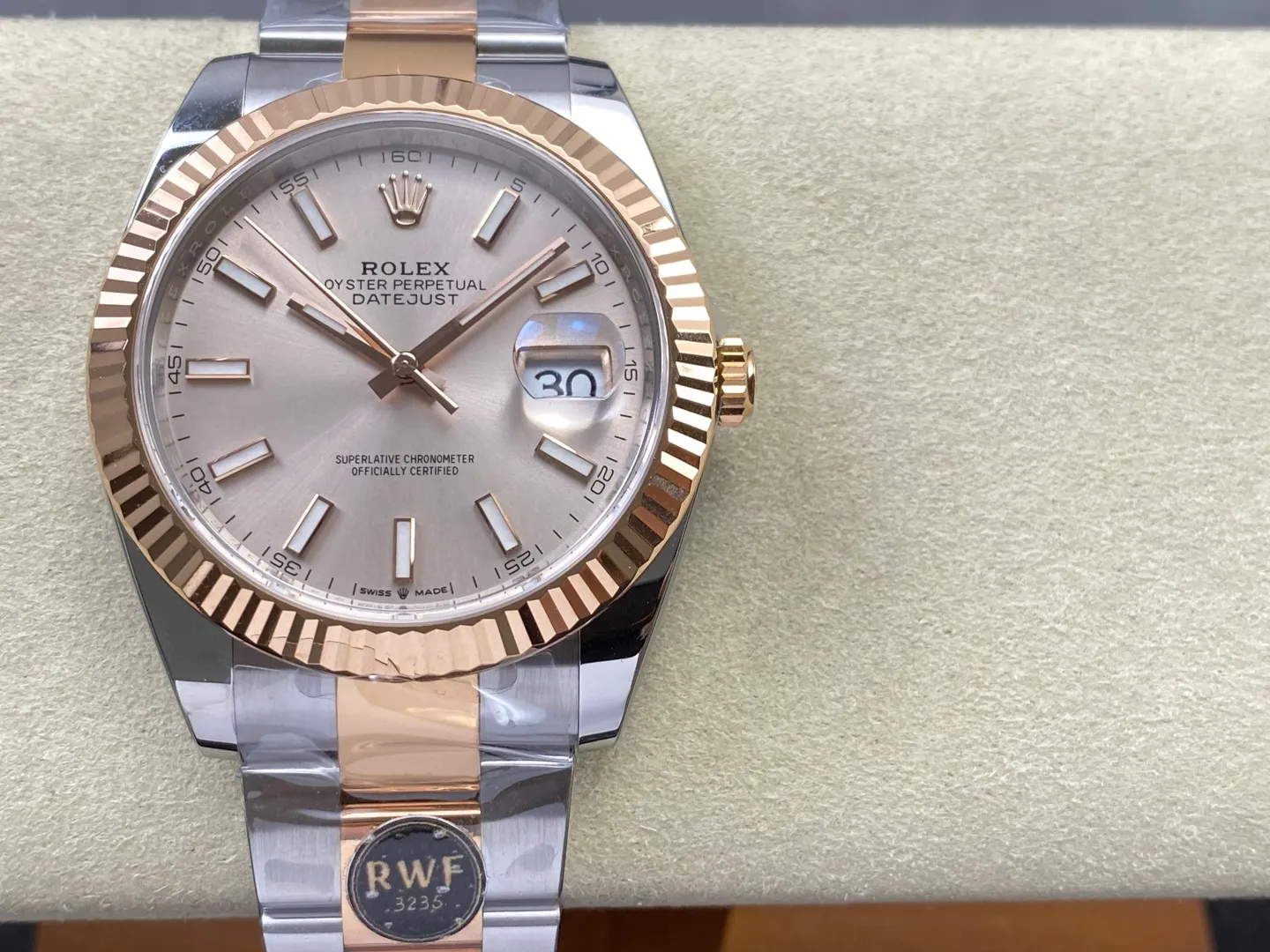 Rolex DateJust 41 126331 RWF 1:1 Best Edition Gold Dial on Oyster Bracelet JH3235 (Free Sprung) 25 28fd2ee7e98e77d 阿默表行AmoWatch
