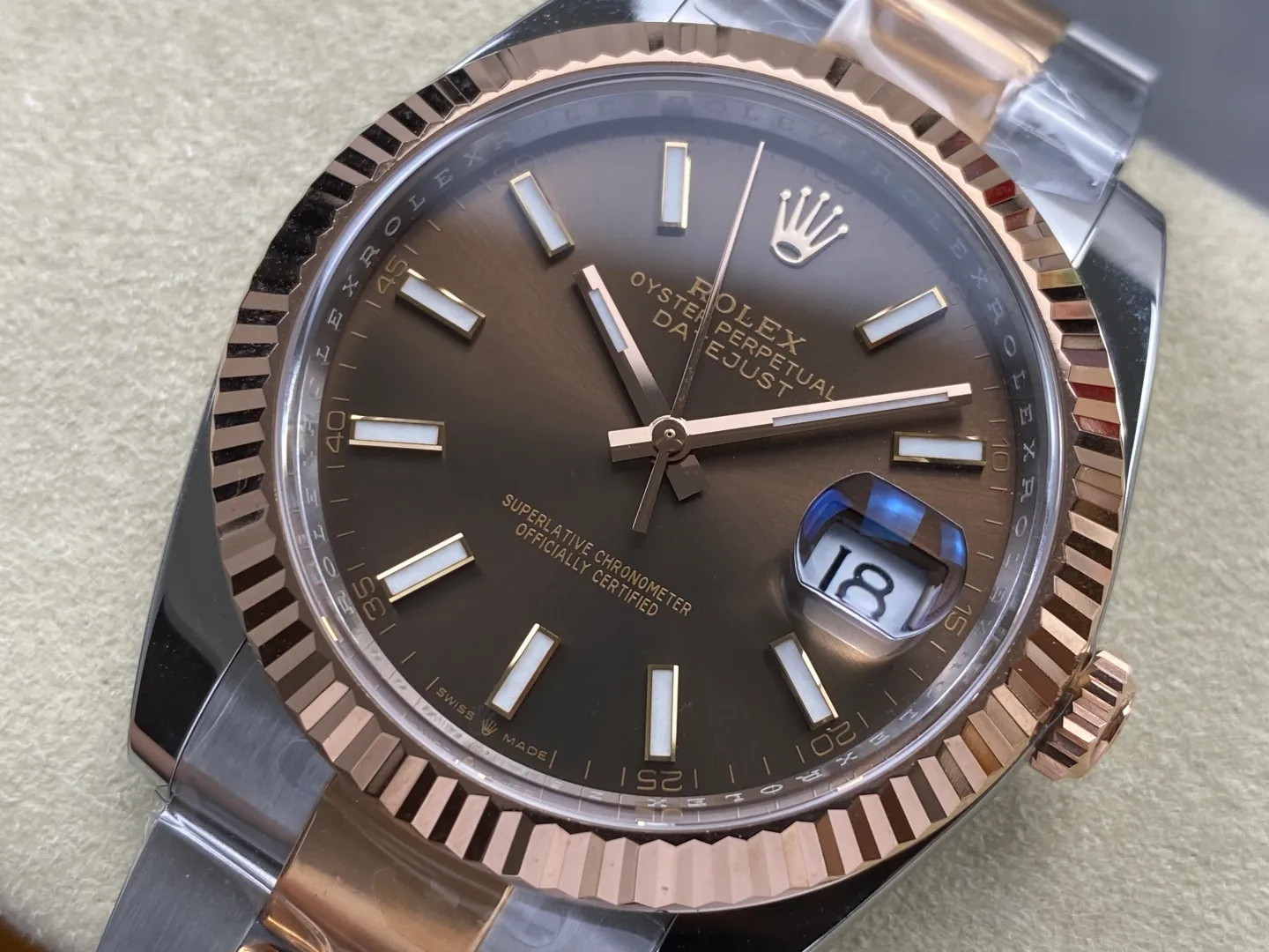 Rolex DateJust 41 126331 RWF 1:1 Best Edition Brown Dial on Oyster Bracelet JH3235 (Free Sprung) 28 29f6713b01b4905 阿默表行AmoWatch