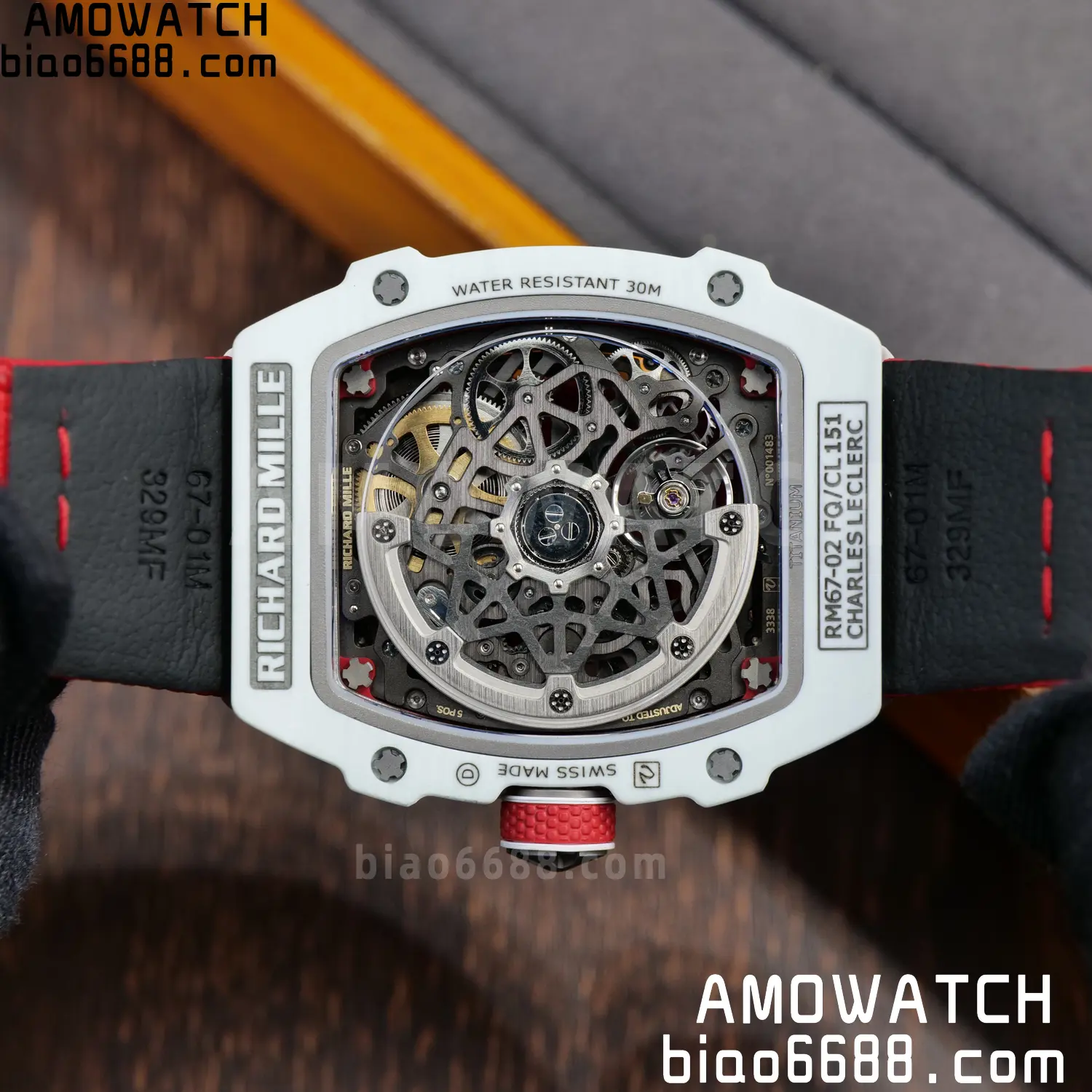 RICHARD MILLE RM67-02 White NTPT RICH Factory 1:1 Leclerc Skeleton Dial CRMA7 Super Clone 115 2a364c8298f819e AMO Watch