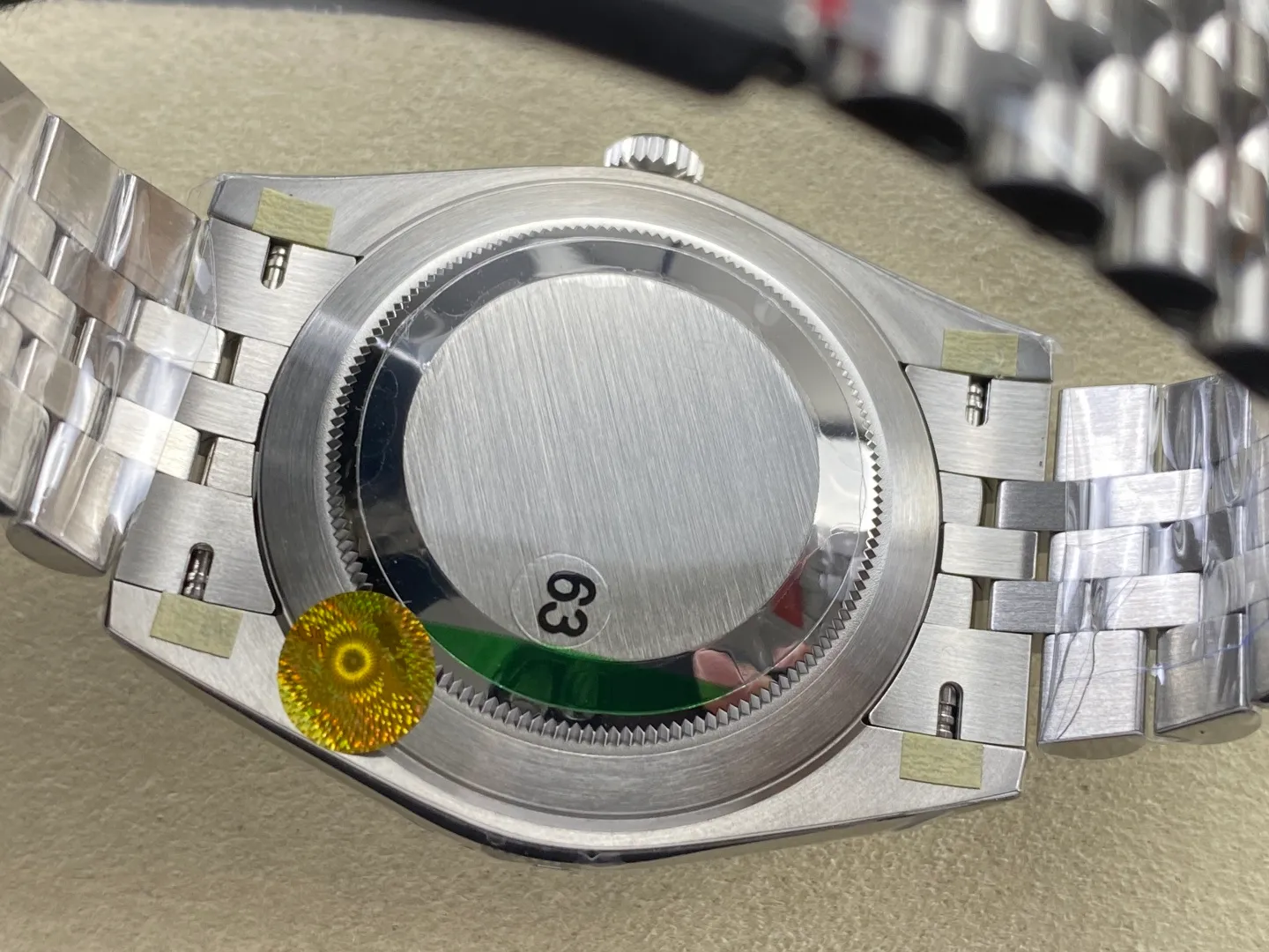 ROLEX DateJust 41mm SS 126334 VSF 1:1 Best Edition 904L Steel Green Stick Dial on Jubilee Bracelet V2s (Free Sprung) 35 2b5153c36984677 AMO Watch