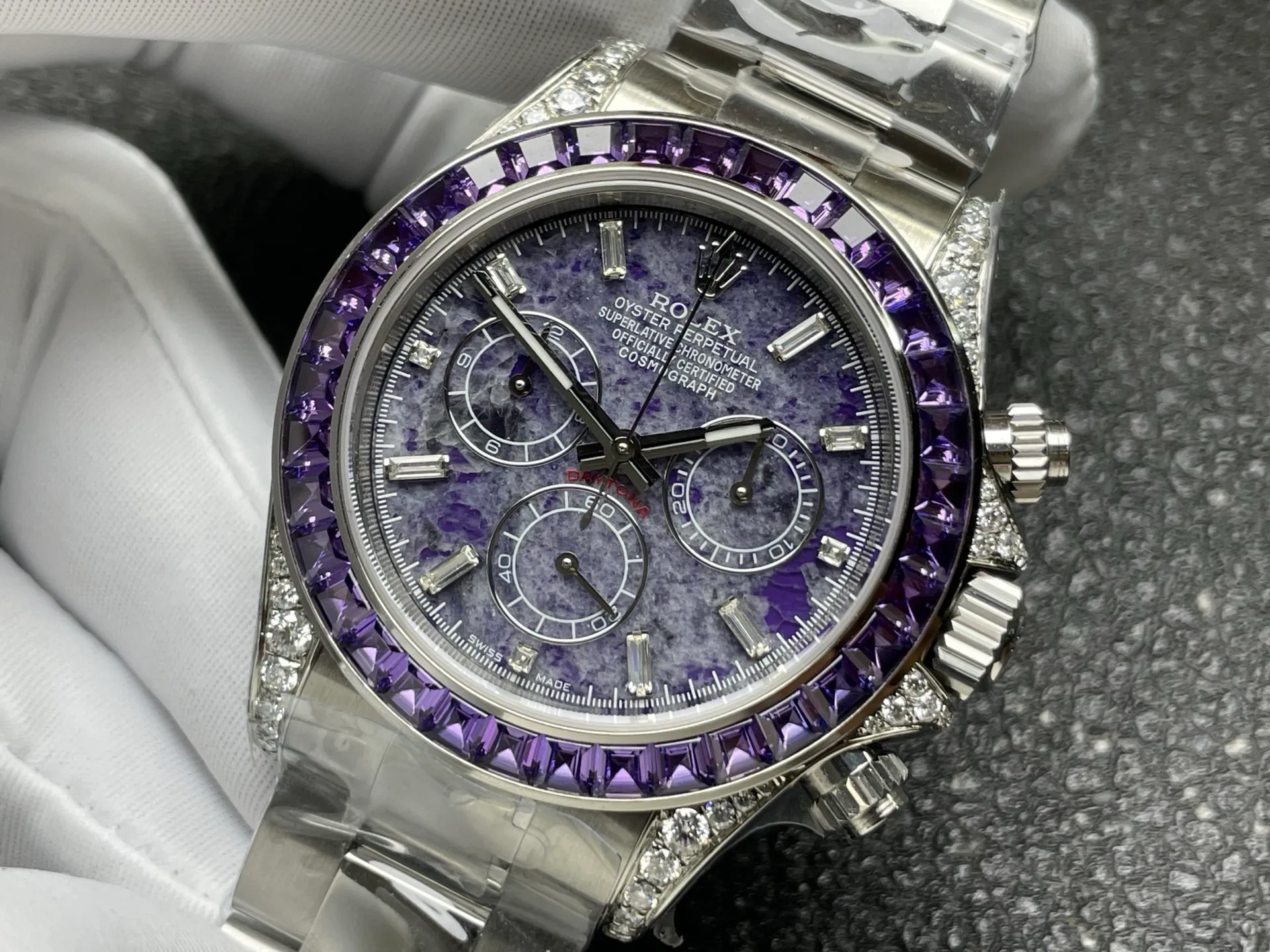 Rolex Daytona RXF Factory Best Edition Charoite Dial DD4130 22 2d817865af85c3d AMO Watch