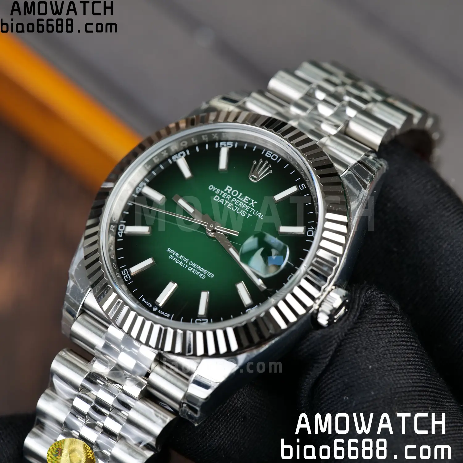 ROLEX DateJust 41mm SS 126334 VSF 1:1 Best Edition 904L Steel Gradient Green Dial on Jubilee Bracelet V2s (Free Sprung) 90 2d94e7329b94766 阿默表行AmoWatch