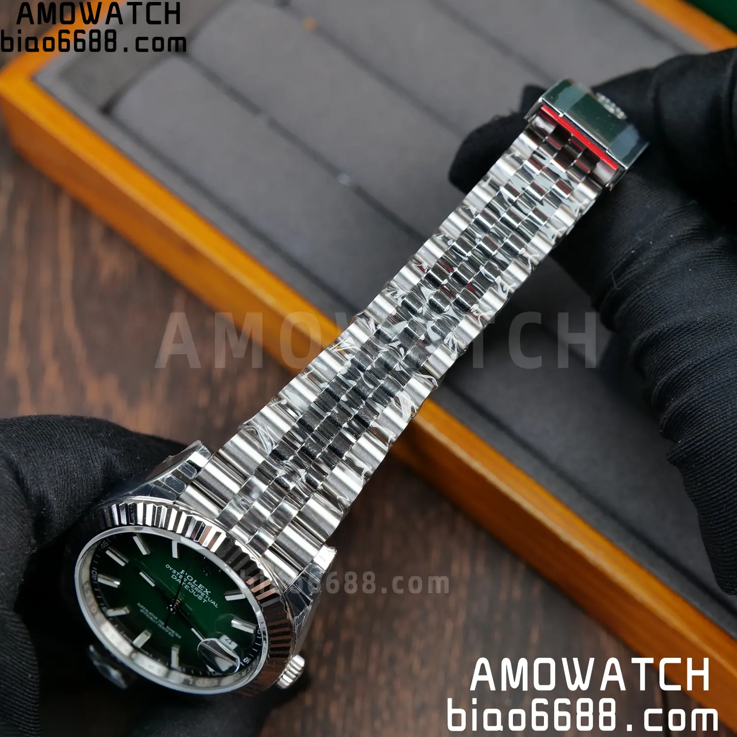 ROLEX DateJust 41mm SS 126334 VSF 1:1 Best Edition 904L Steel Gradient Green Dial on Jubilee Bracelet V2s (Free Sprung) 80 2dae1a61bb4b0d4 阿默表行AmoWatch