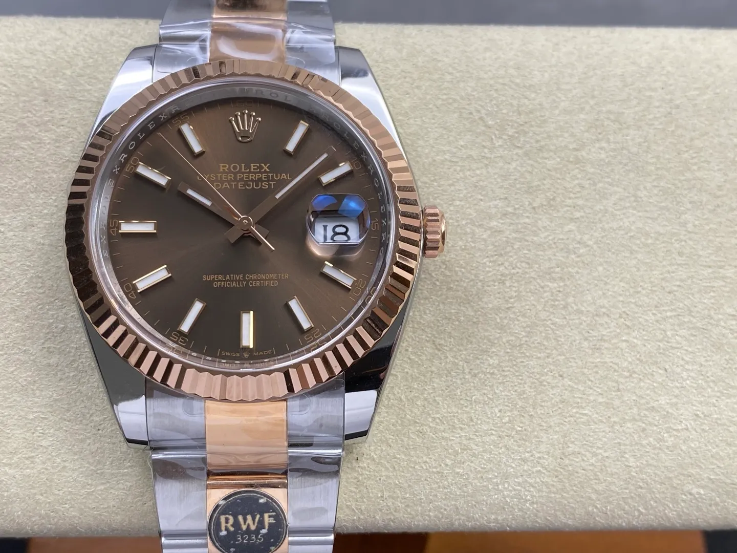 Rolex DateJust 41 126331 RWF 1:1 Best Edition Brown Dial on Oyster Bracelet JH3235 (Free Sprung) 26 2f46810dbf0d330 阿默表行AmoWatch