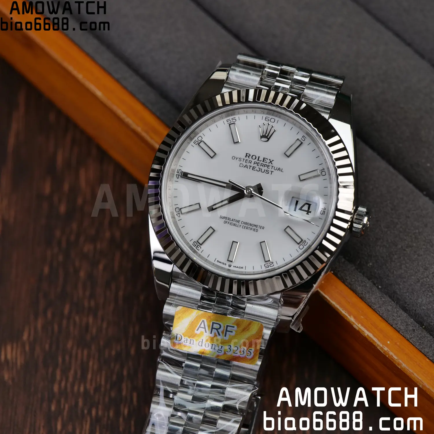 Rolex DateJust 126300 41mm ARF 1:1 Best Edition White Dial on Jubilee Bracelet Smooth Bezel DD3235 72 2ff167ca904109e AMO Watch