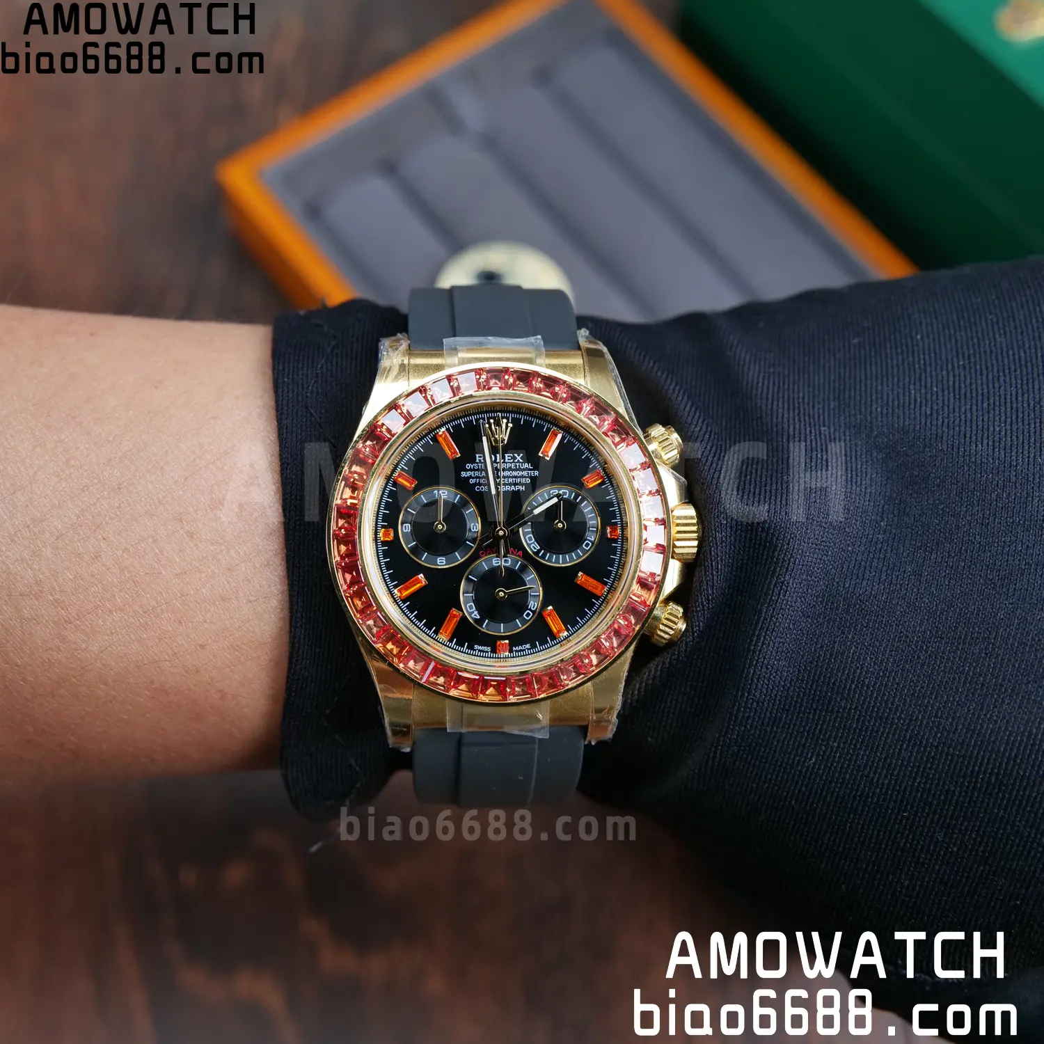 Custom Made Rolex Daytona 116588SACO ARF 4131 91 349a787fe324ce9 AMO Watch