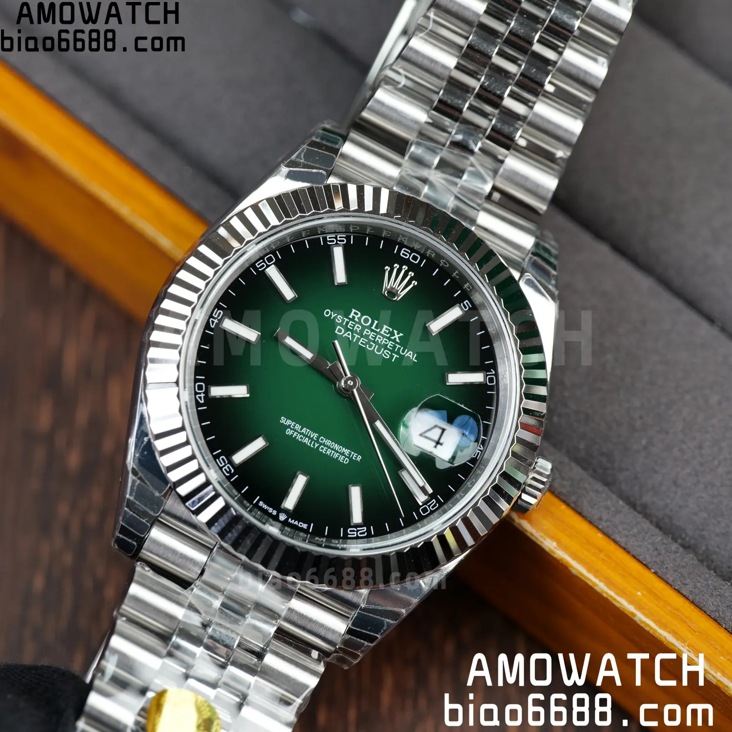 ROLEX DateJust 41mm SS 126334 VSF 1:1 Best Edition 904L Steel Gradient Green Dial on Jubilee Bracelet V2s (Free Sprung) 102 35abb5d5ae2b20d 阿默表行AmoWatch