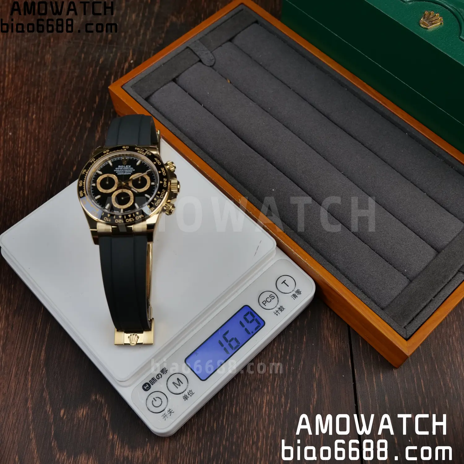 Rolex Daytona 126518 RCF RGF 1:1 Best Edition Black Dial on Oysterflex Strap JH4131 V2 160g Free Sprung 71 3722850ff48bfb1 AMO Watch