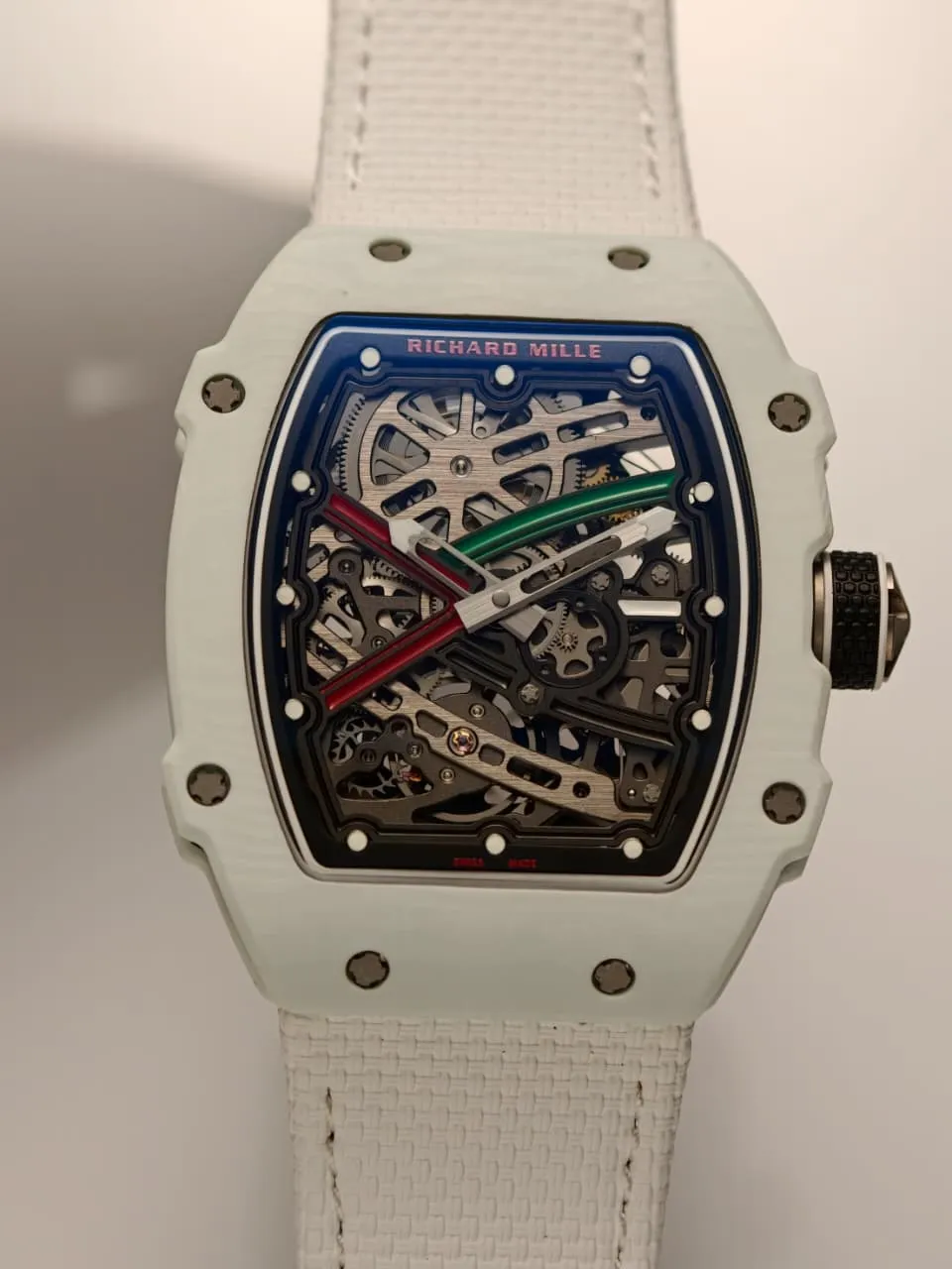 RICHARD MILLE RM67-02 White NTPT RICH Factory 1:1 UAE Skeleton Dial CRMA7 Super Clone 19 39bdc01eeb5f2ba AMO Watch