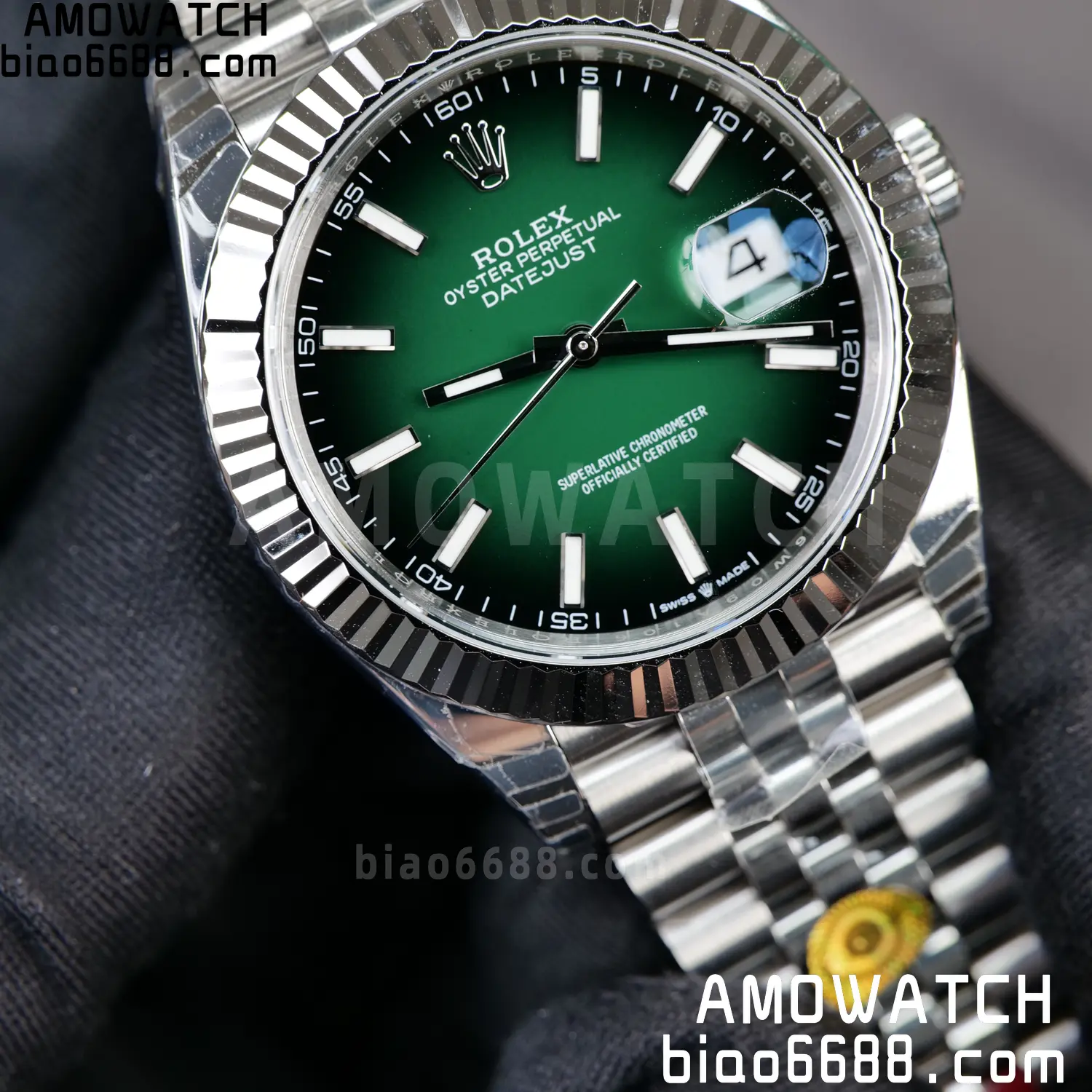 ROLEX DateJust 41mm SS 126334 VSF 1:1 Best Edition 904L Steel Gradient Green Dial on Jubilee Bracelet V2s (Free Sprung) 95 39e6e4f3d909eb0 阿默表行AmoWatch