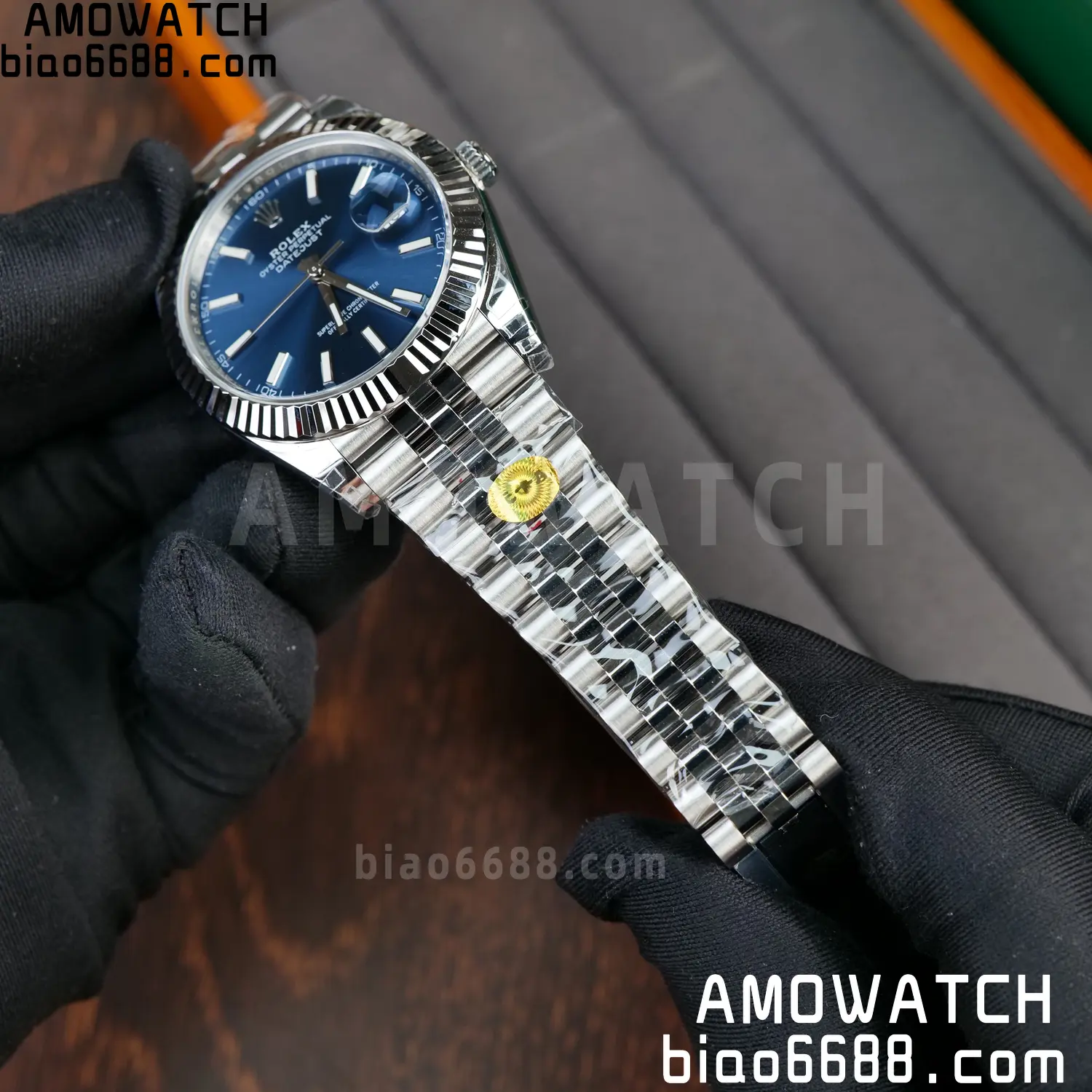ROLEX DateJust 41mm SS 126334 VSF 1:1 Best Edition 904L Steel Blue Stick Dial on Jubilee Bracelet V2s (Free Sprung) 67 3d4cf91685706eb AMO Watch