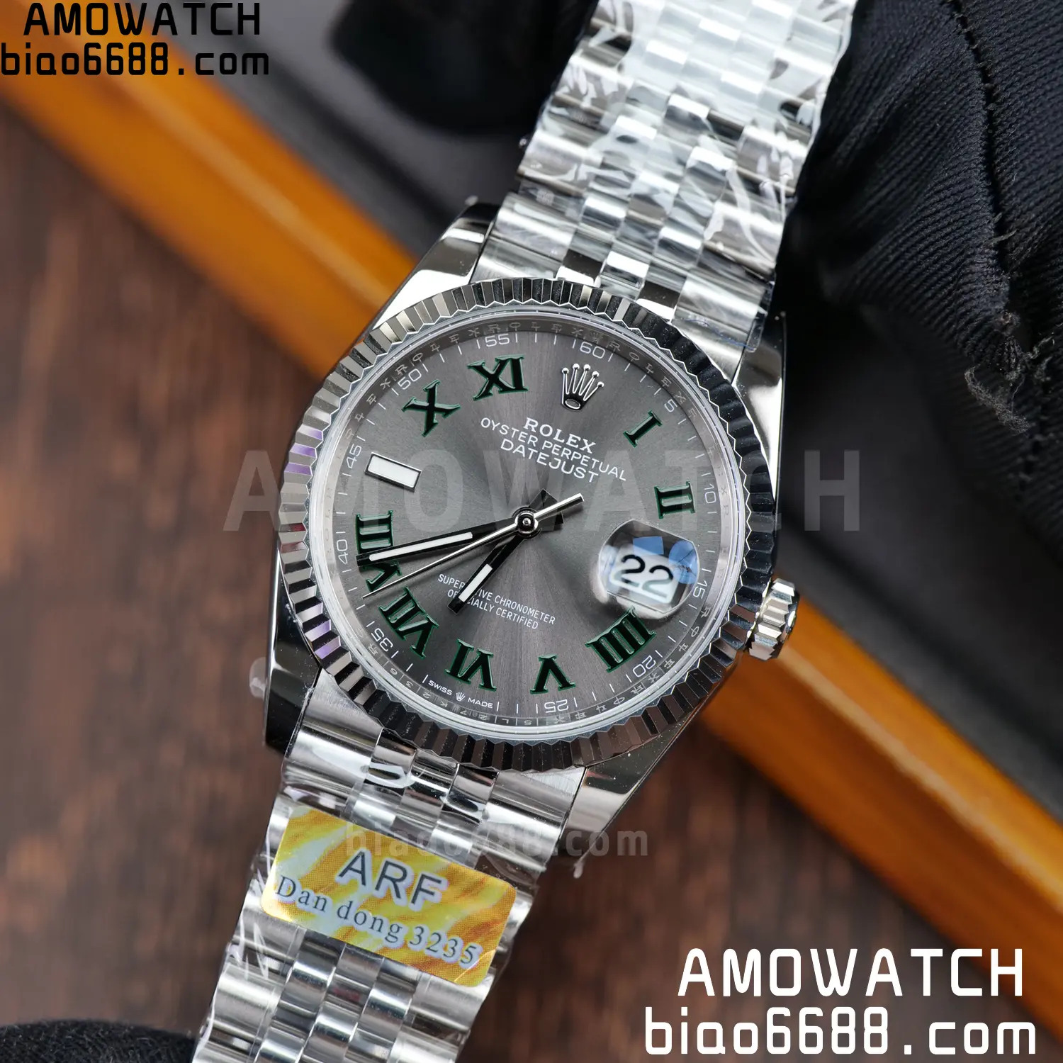Rolex DateJust m126234 36mm ARF 1:1 Best Edition Roman Gray Dial on Jubilee Bracelet DD3235 84 436062eded771ab AMO Watch
