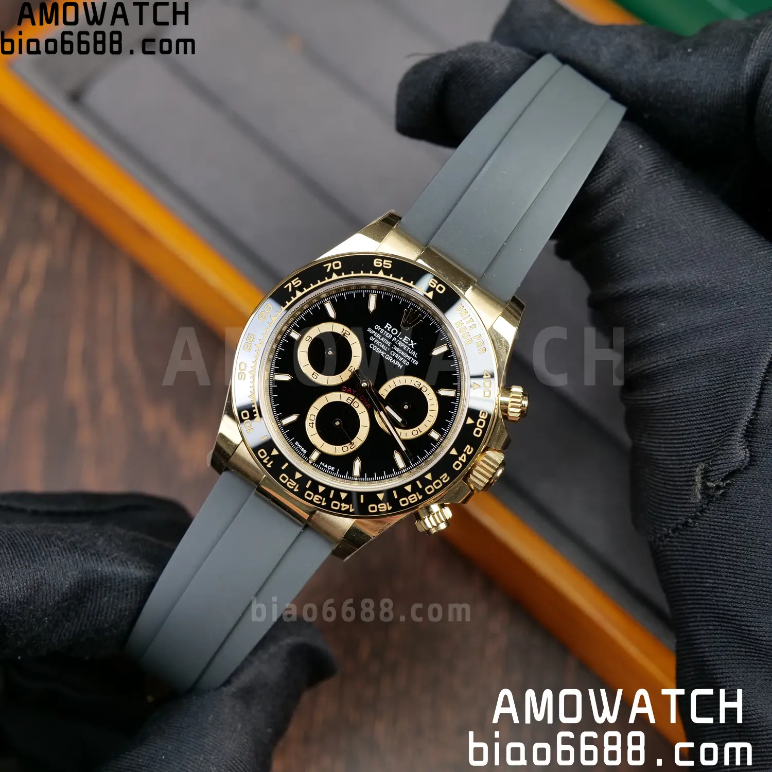 Rolex Daytona 126518 RCF RGF 1:1 Best Edition Black Dial on Oysterflex Strap JH4131 V2 160g Free Sprung 75 436ec36f9a02a11 AMO Watch