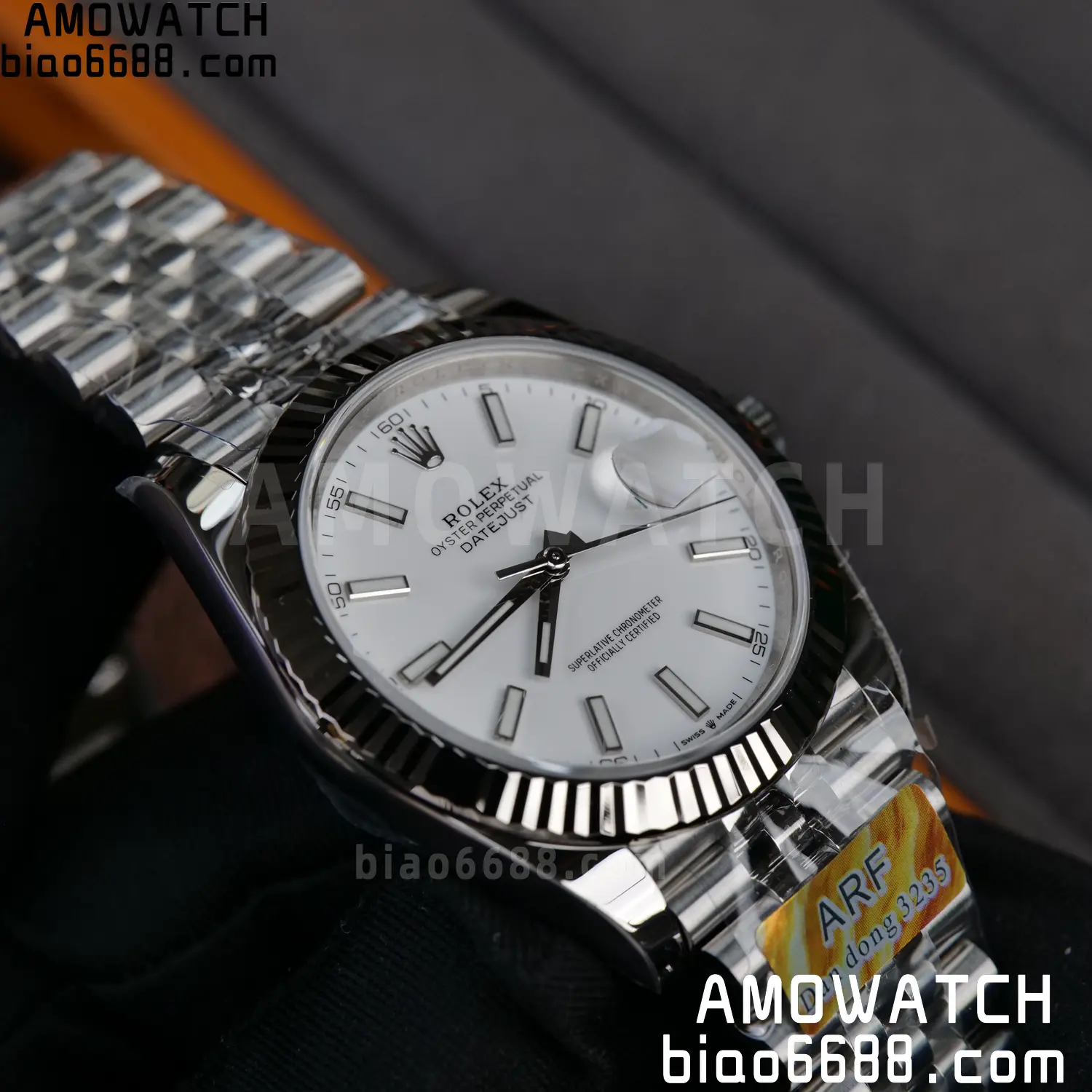 Rolex DateJust 126300 41mm ARF 1:1 Best Edition White Dial on Jubilee Bracelet Smooth Bezel DD3235 61 43c7b803a6c9971 AMO Watch