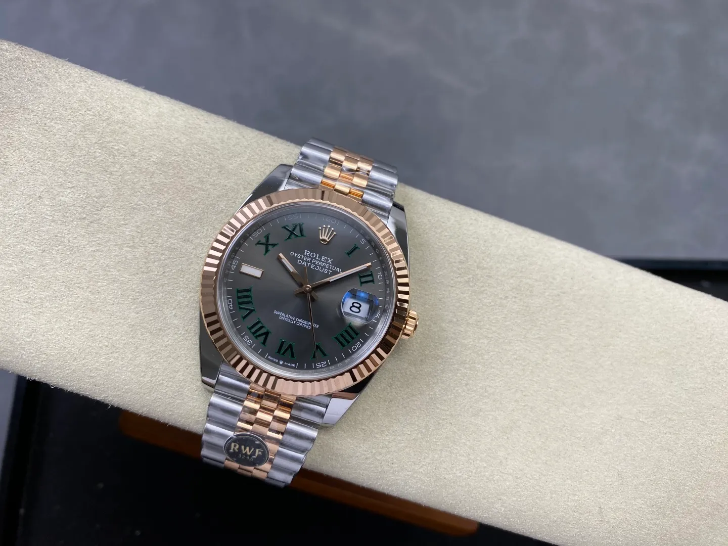 Rolex DateJust 41 126331 RWF 1:1 Best Edition Gray Roman Dial on Jubilee Bracelet JH3235 (Free Sprung) 36 43d4ef32fd0388e 阿默表行AmoWatch