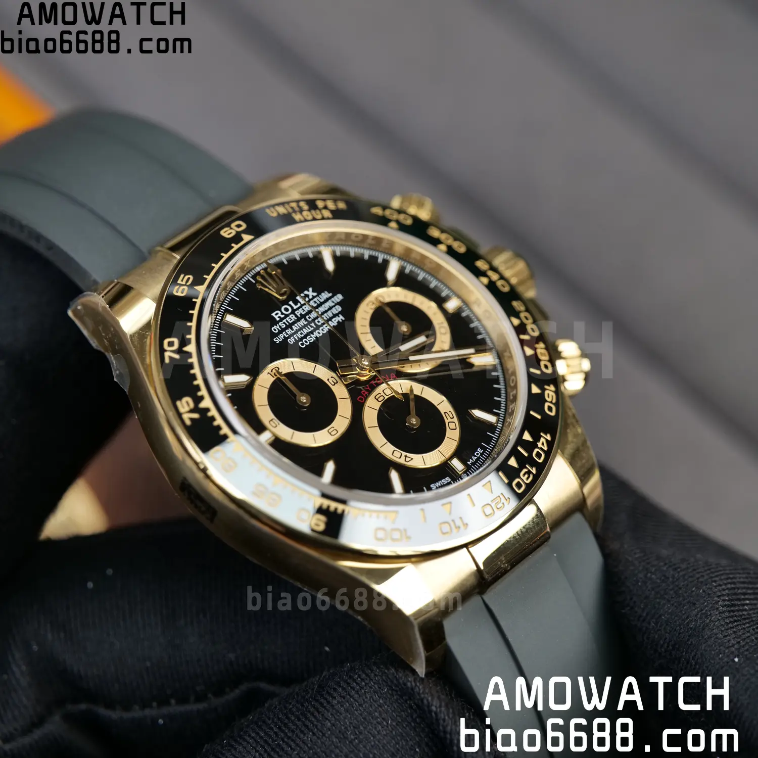 Rolex Daytona 126518 RCF RGF 1:1 Best Edition Black Dial on Oysterflex Strap JH4131 V2 160g Free Sprung 84 4666377e6d76abe AMO Watch