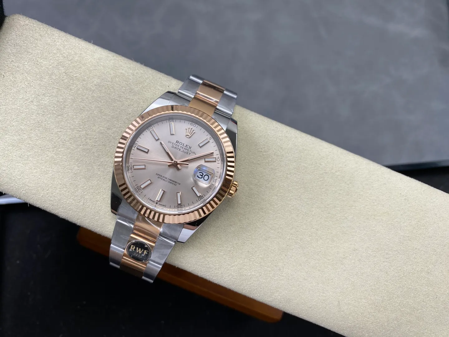 Rolex DateJust 41 126331 RWF 1:1 Best Edition Gold Dial on Oyster Bracelet JH3235 (Free Sprung) 29 46913771d7338b7 阿默表行AmoWatch