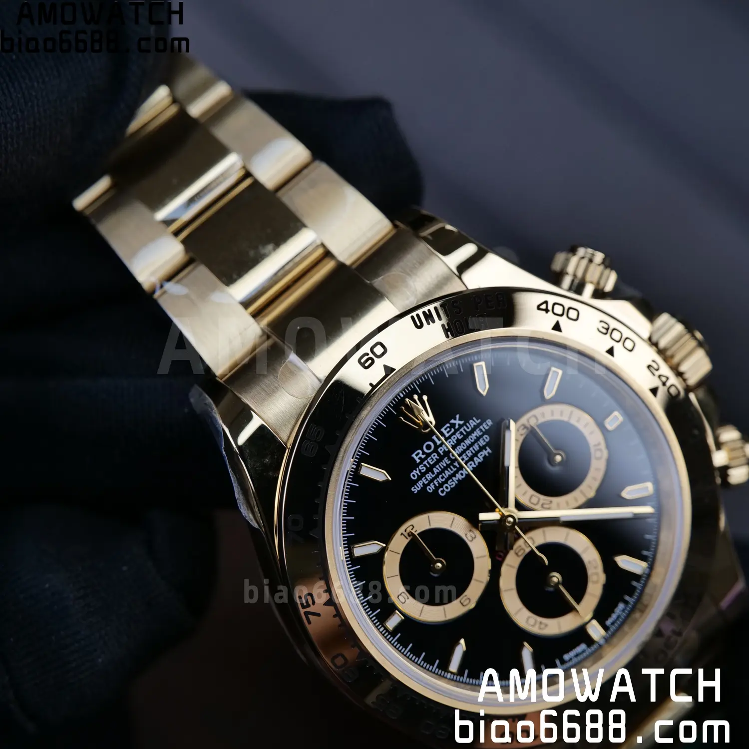 Rolex Daytona 126508 RCF RGF 1:1 Best Edition Black Dial on YG Bracelet JH4131 V2 220g Free Sprung 74 46c82ddde7f46bb AMO Watch