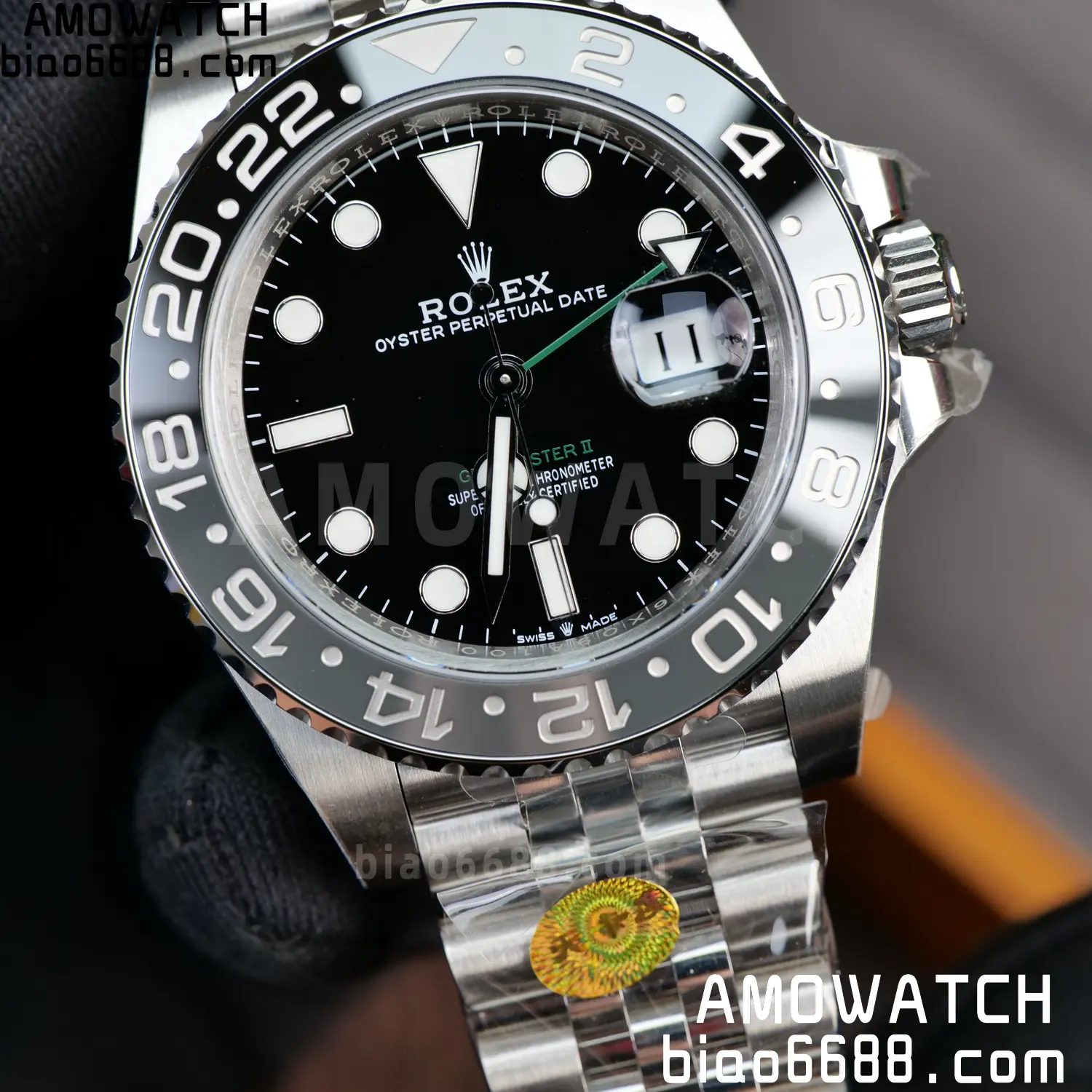 Rolex GMT-Master II 126710 GRNR 904L Steel VSF 1:1 Best Edition on Jubilee Bracelet DD3285 CHS V3s 83 47b523edbaba8f4 AMO Watch
