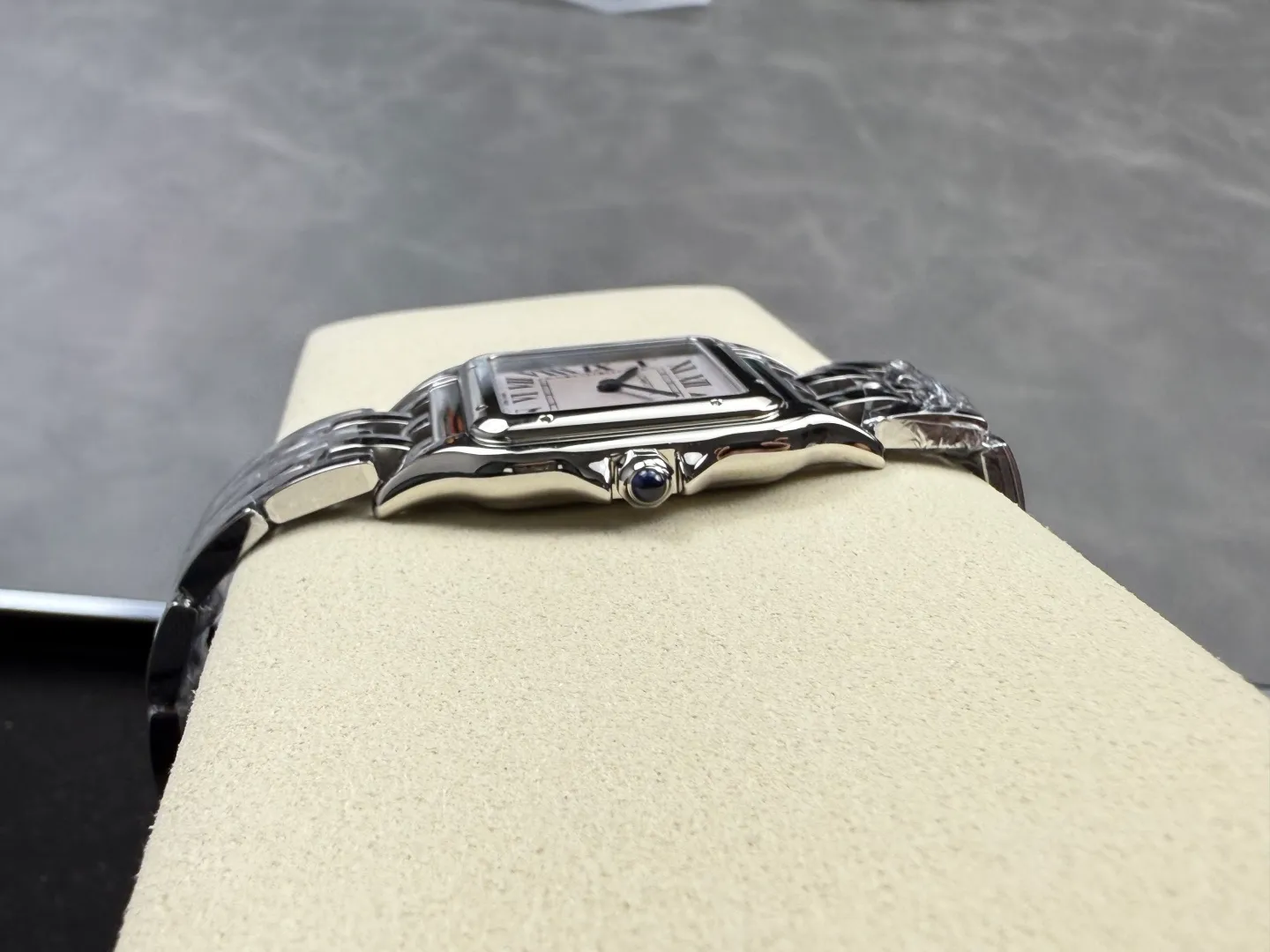 Cartier Panthère 31mm WSPN0016 BVF 1:1 Best Edition SS White Dial on SS Bracelet Ronda Quartz 31 499960dd94d28f4 AMO Watch