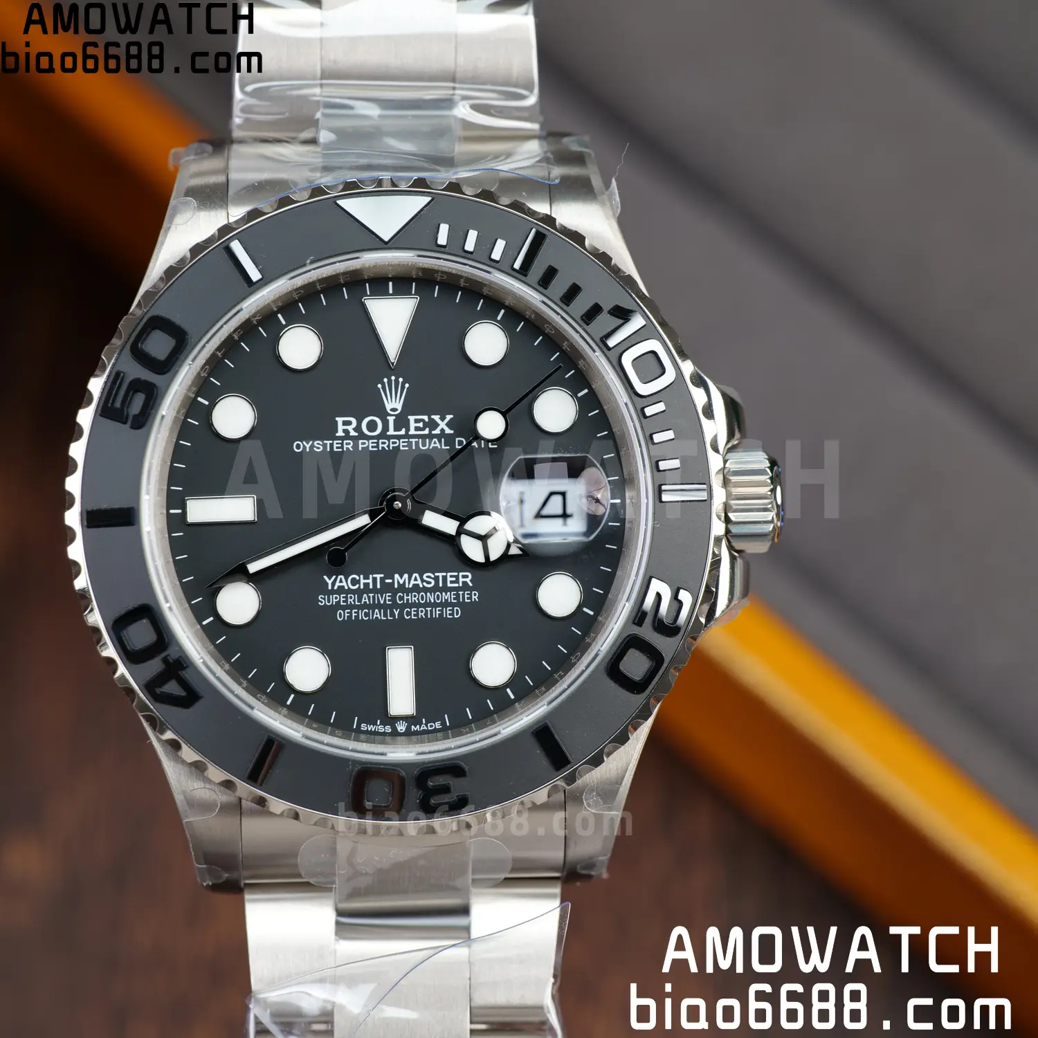 Rolex Yacht-Master 226627 Titanium QF 1:1 Best Edition Black Dial on Titanium Bracelet 3235 31 49bad77e753225d 阿默表行AmoWatch