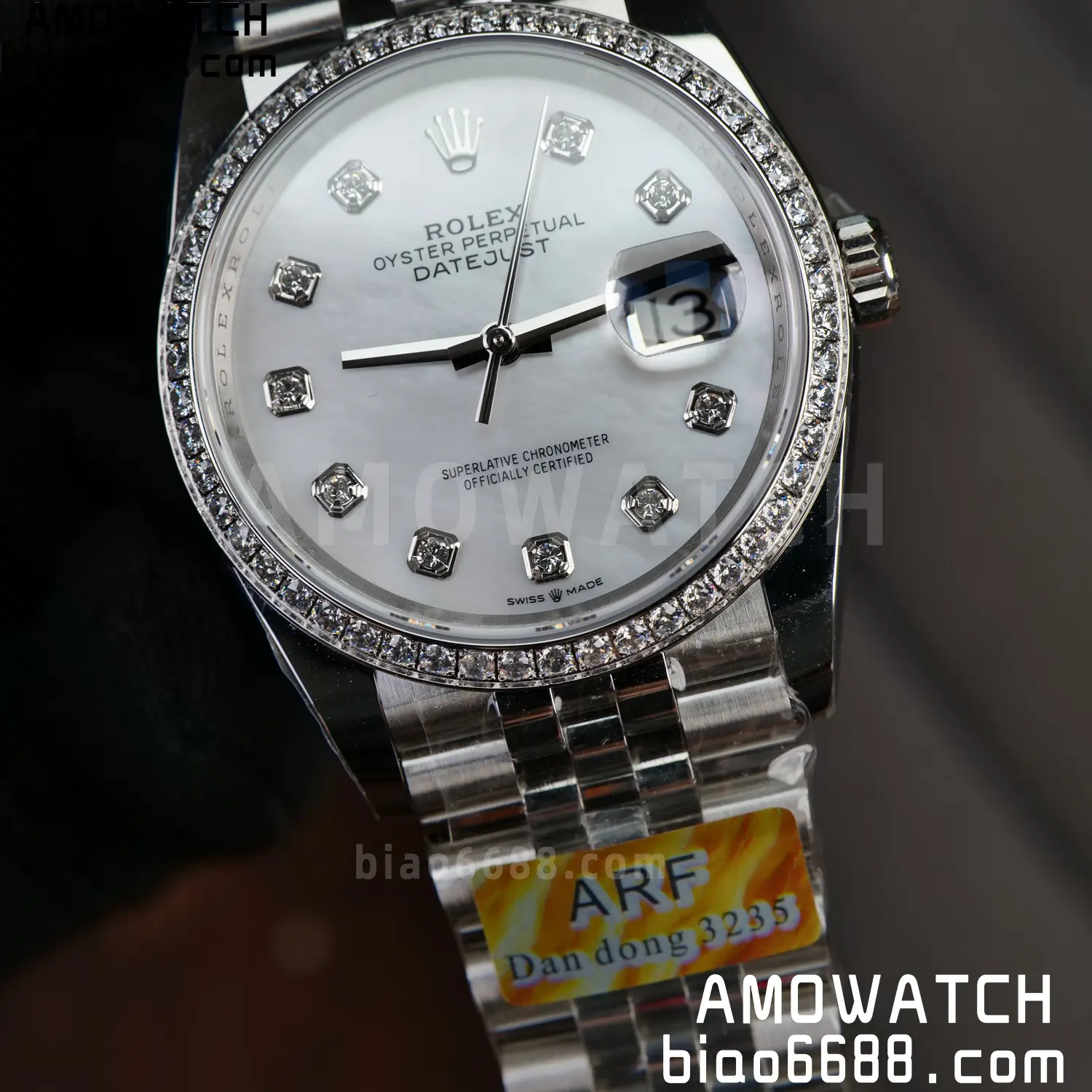 Rolex DateJust m126284 36mm ARF 1:1 Best Edition MOP Dial on Jubilee Bracelet DD3235 73 4b82d0cfe7befea AMO Watch