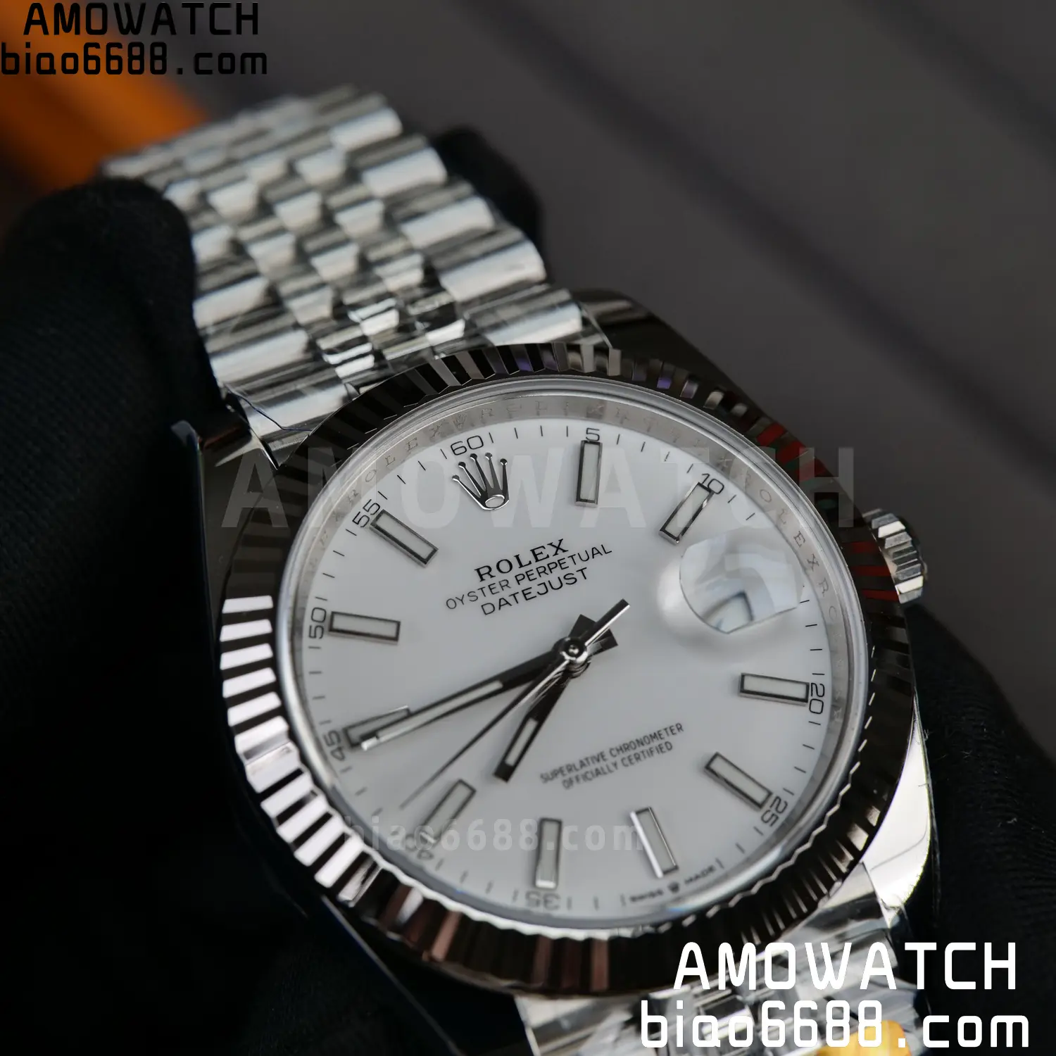Rolex DateJust 126300 41mm ARF 1:1 Best Edition White Dial on Jubilee Bracelet Smooth Bezel DD3235 66 4cf9fd573500cac AMO Watch
