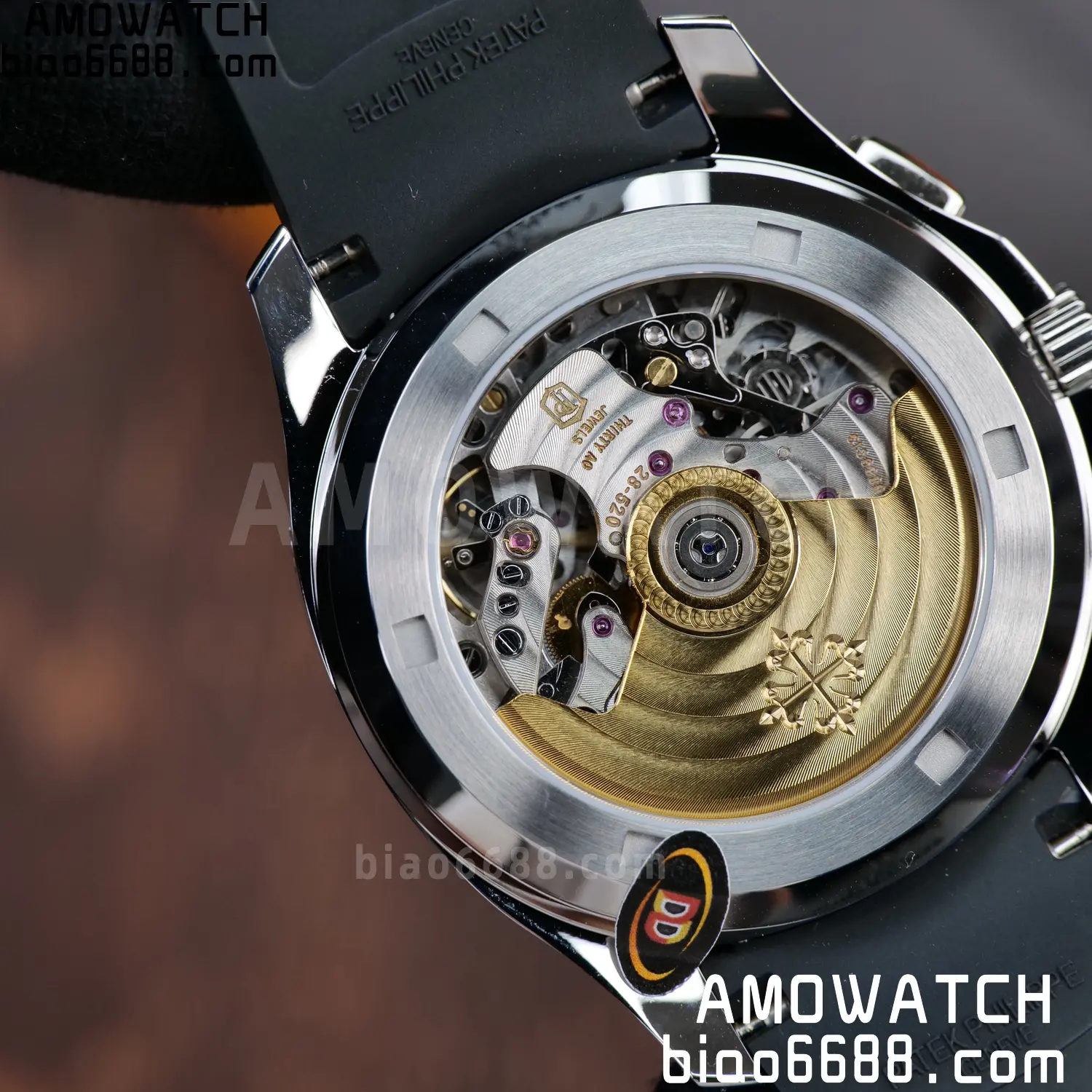 PP Aquanaut 5968 SS DDF 1:1 Best Edition Gray Dial on Black Rubber Strap A520 84 4dc60ff9aad90bc AMO Watch