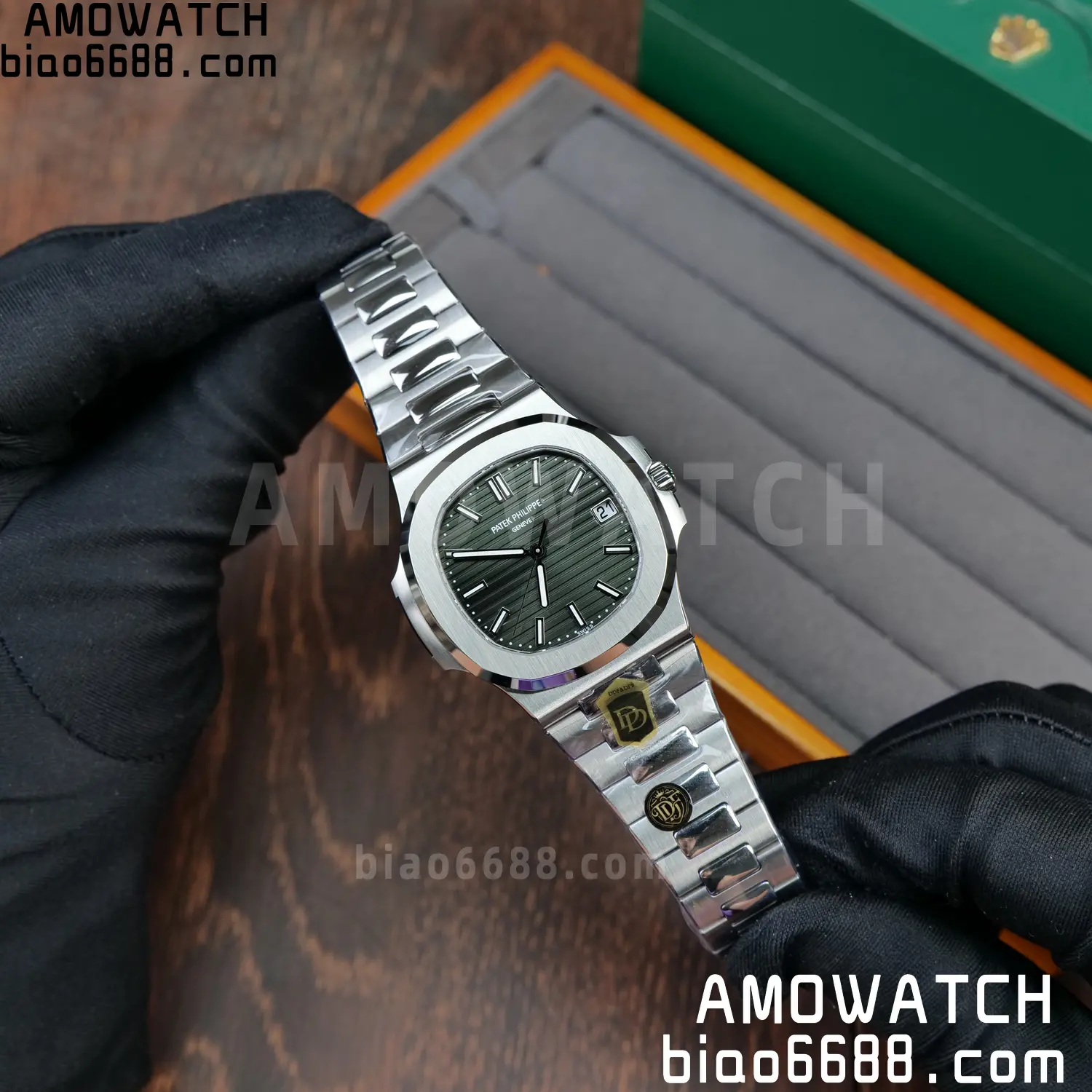 PP Nautilus 5711 DDF 1:1 Best Edition Blue Dial on SS Bracelet DPB330 Super Clone V2 75 4ee4dbab5e32489 阿默表行AmoWatch