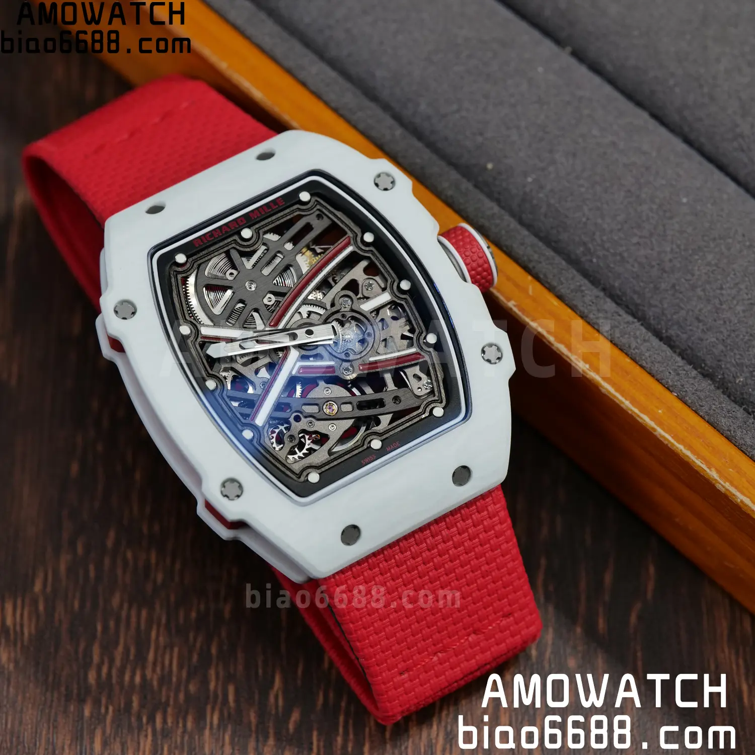 RICHARD MILLE RM67-02 White NTPT RICH Factory 1:1 Leclerc Skeleton Dial CRMA7 Super Clone 107 4f1c1013c0a432b AMO Watch