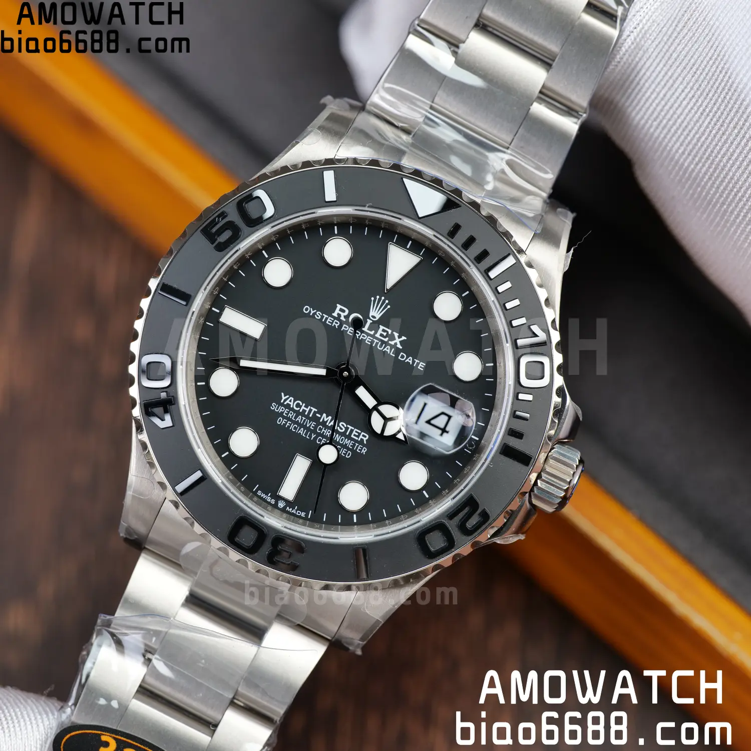 Rolex Yacht-Master 226627 Titanium QF 1:1 Best Edition Black Dial on Titanium Bracelet 3235 35 4fcb55ced51177f 阿默表行AmoWatch