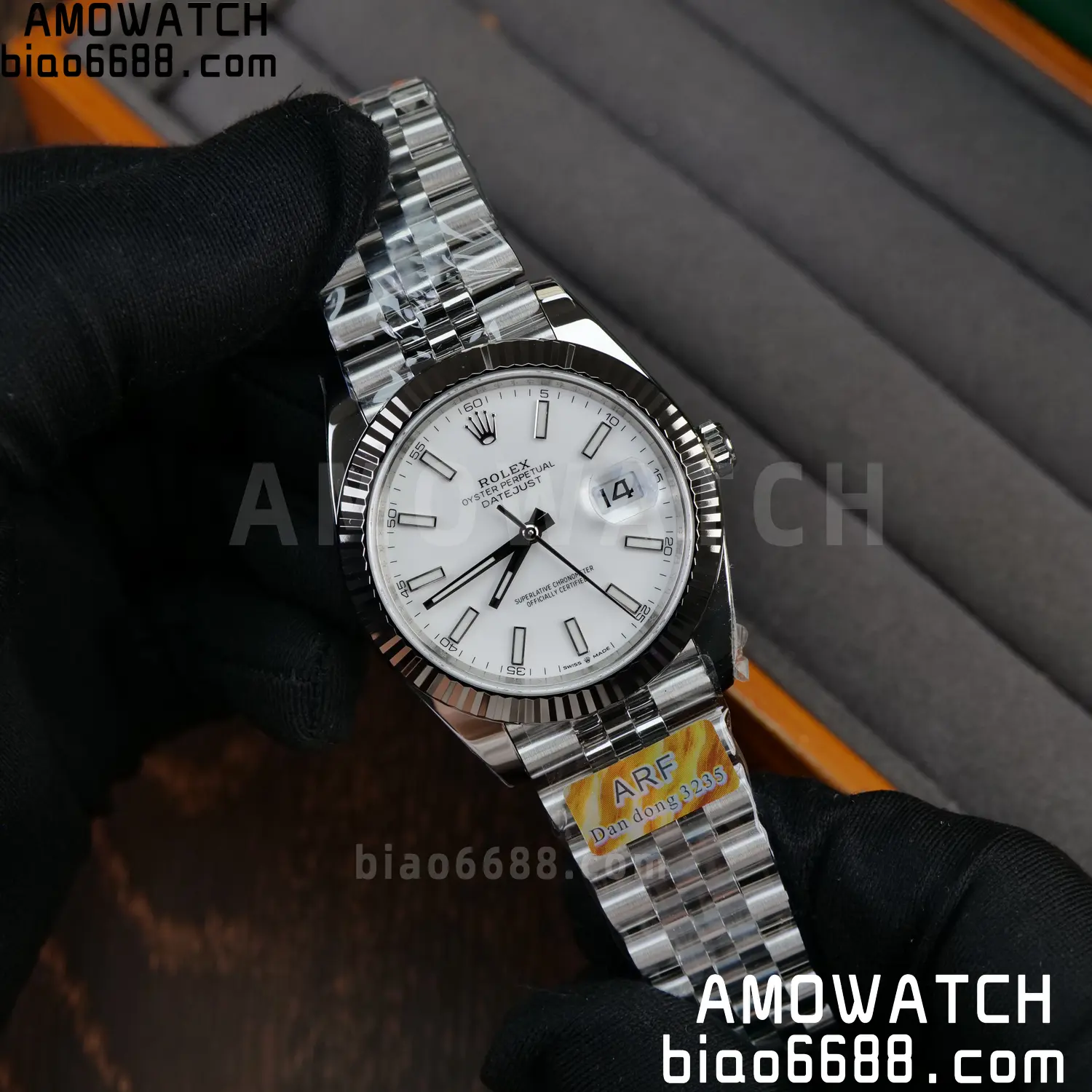 Rolex DateJust 126300 41mm ARF 1:1 Best Edition White Dial on Jubilee Bracelet Smooth Bezel DD3235 51 50ef4da2bb6c226 AMO Watch