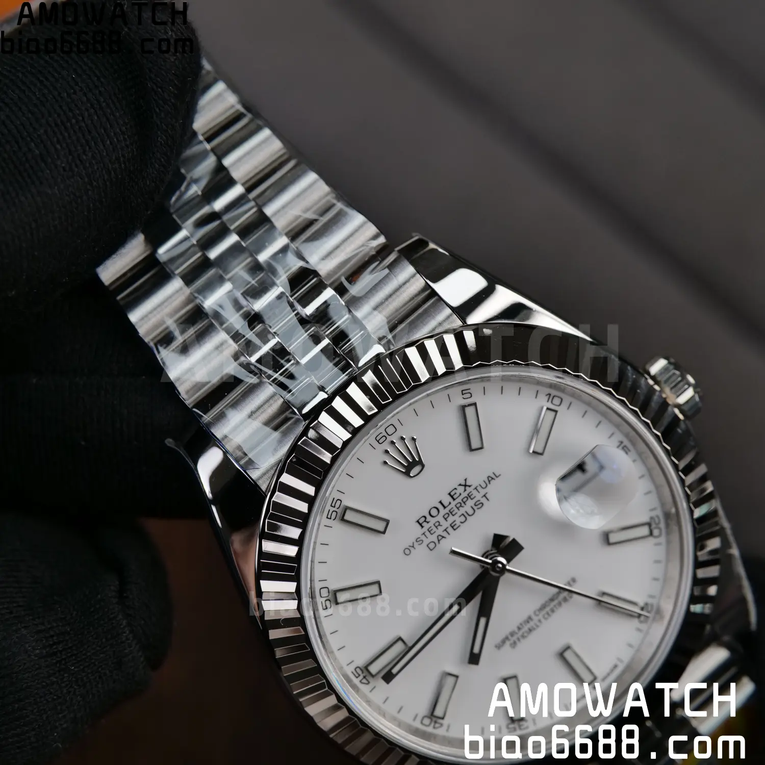 Rolex DateJust 126300 41mm ARF 1:1 Best Edition White Dial on Jubilee Bracelet Smooth Bezel DD3235 63 5400be249474a24 AMO Watch