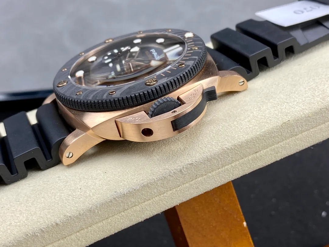 Panerai PAM1070 W VSF 1:1 Best Edition Black Dial on Black Rubber Strap P900 24 5849e6bdad32131 AMO Watch