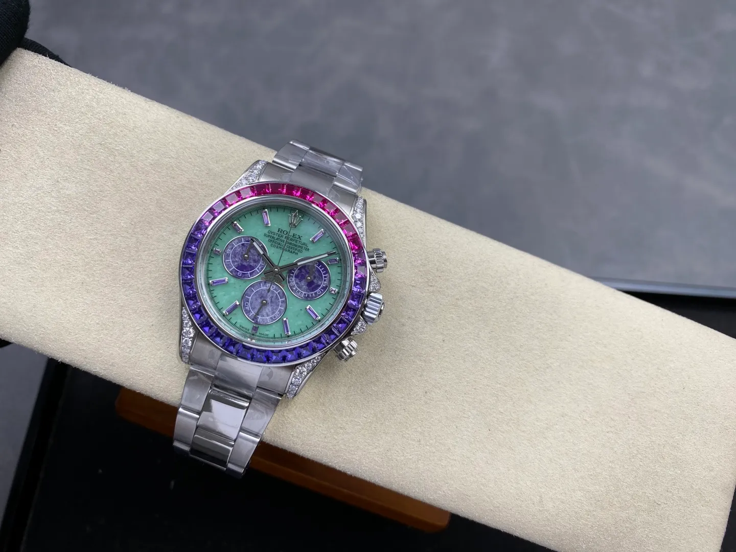 Rolex Daytona m126599savl-0001 G1F Best Edition Lepidolite Dial 4130 45 587613e5aad33a7 AMO Watch