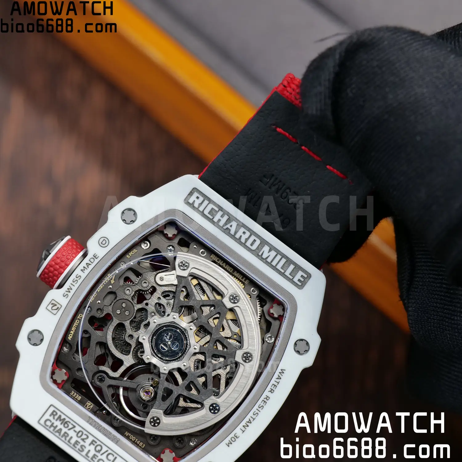 RICHARD MILLE RM67-02 White NTPT RICH Factory 1:1 Leclerc Skeleton Dial CRMA7 Super Clone 113 595e7a28bcc2793 AMO Watch