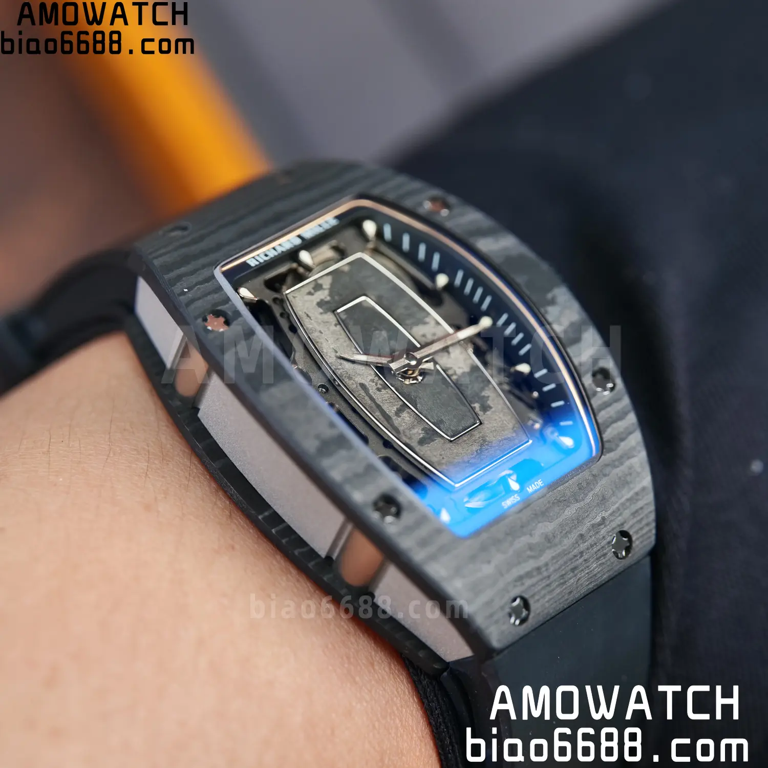 Richard Mille RM07 RM07-01 Ladies ZF 1:1 Best Edition NTPT Case Black Rubber Strap 107 59fb0d553e6da61 AMO Watch