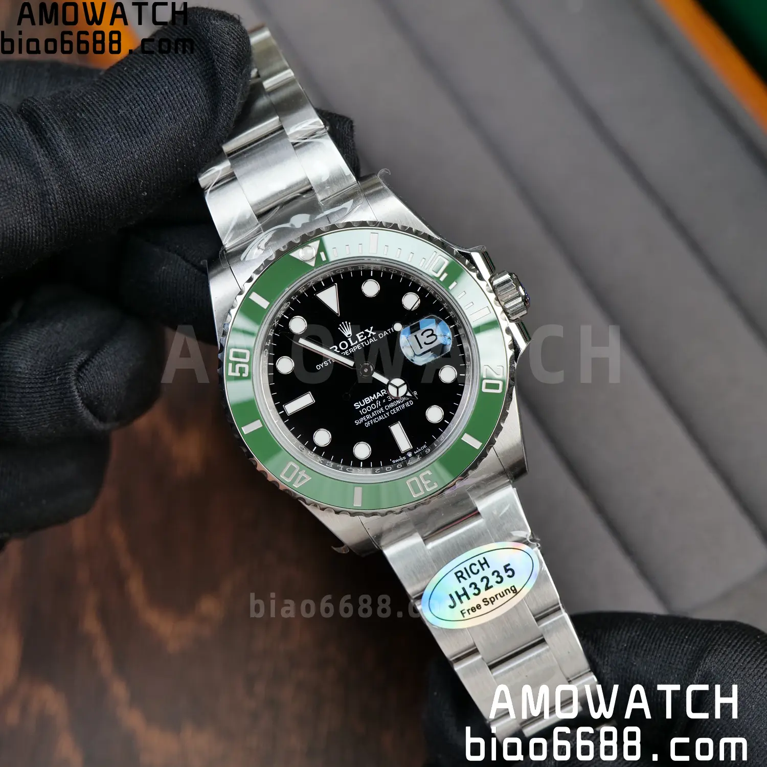 Rolex Submariner 41mm 126610 LV 2025 MK2 Kermit RICH 1:1 Best Edition 904L SS Case and Bracelet JH3235 V2 (Free Sprung) 81 5a06b345a36baca 阿默表行AmoWatch
