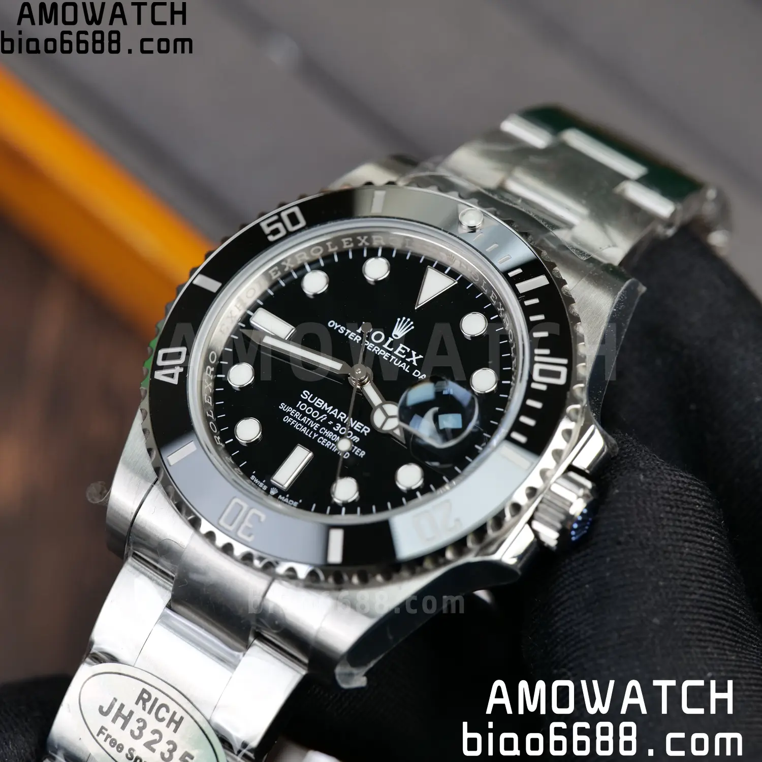 Rolex Submariner 41mm 126610 LN Black RICH 1:1 Best Edition 904L SS Case and Bracelet JH3235 V2 (Free Sprung) 90 5b7b3c894f94687 AMO Watch