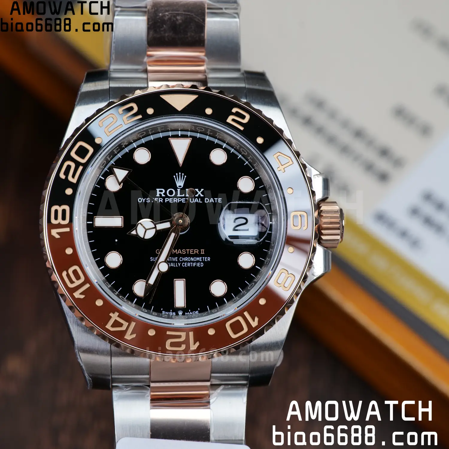 Custom Made Rolex GMT-Master II 126711 CHNR VSF 63 5bad875303a19d3 AMO Watch
